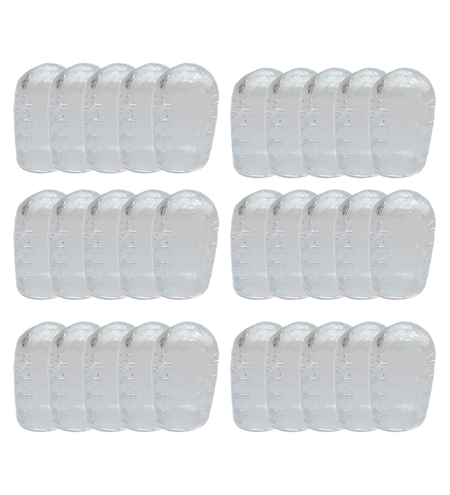 Wilitto Original Soft Gel Toe Protectors - 30pcs Transparent | Relief from Ingrown Toenails, Corns, Calluses, Blisters, Hammer Toes - Buy Online on SooperMarket.com