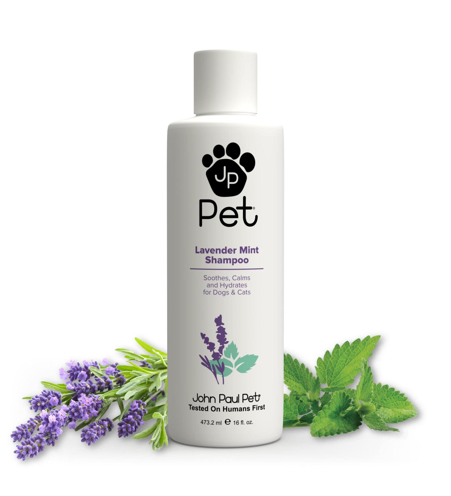 John Paul Pet Lavender Mint Shampoo 473.2ml - Soothing Pet Wash for Freshness & Cleanliness | International Shipping Available - Buy Online on SooperMarket.com