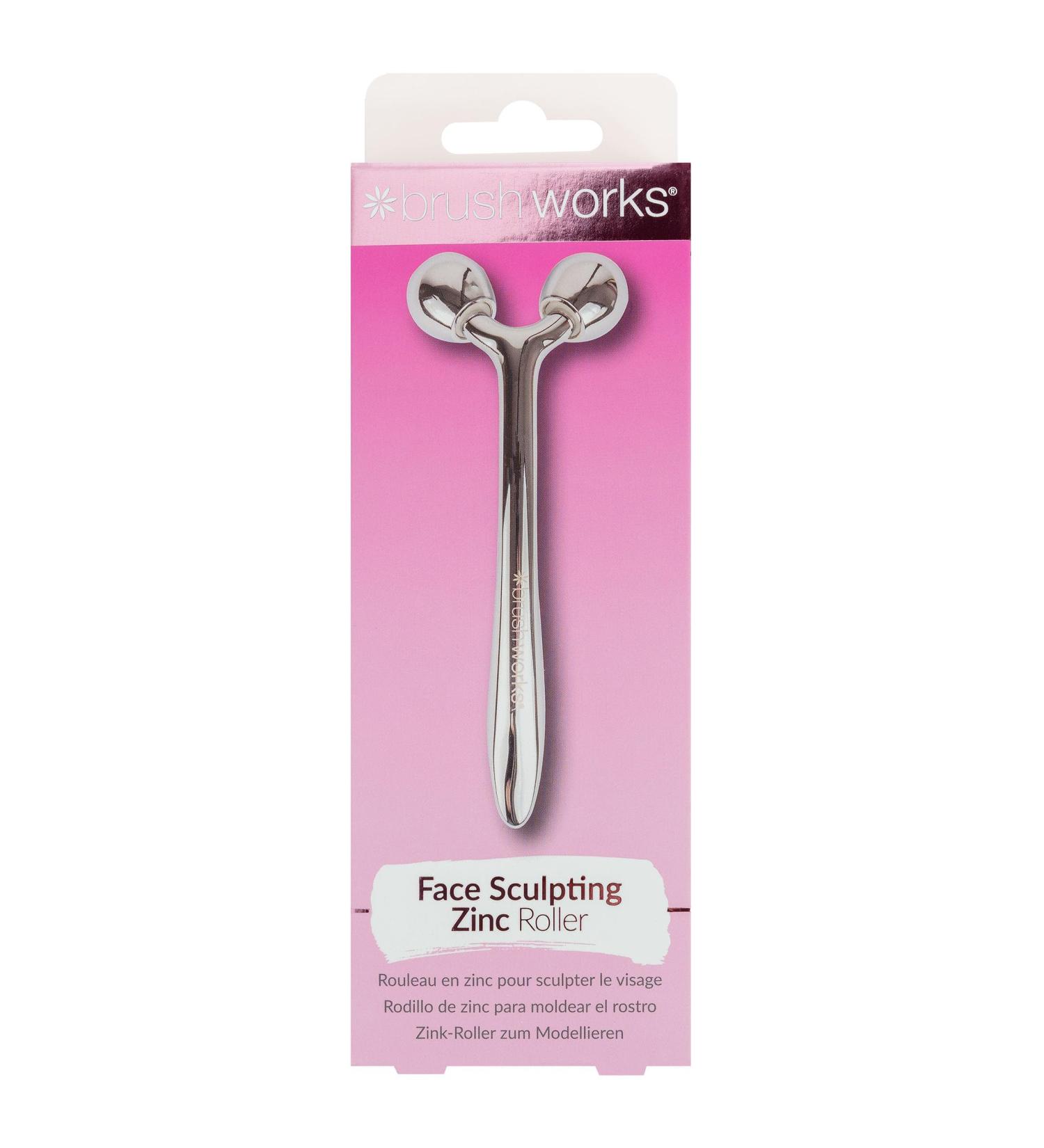 Brushworks Face Sculpting Zinc Roller One Size Pink - Buy Online on SooperMarket.com