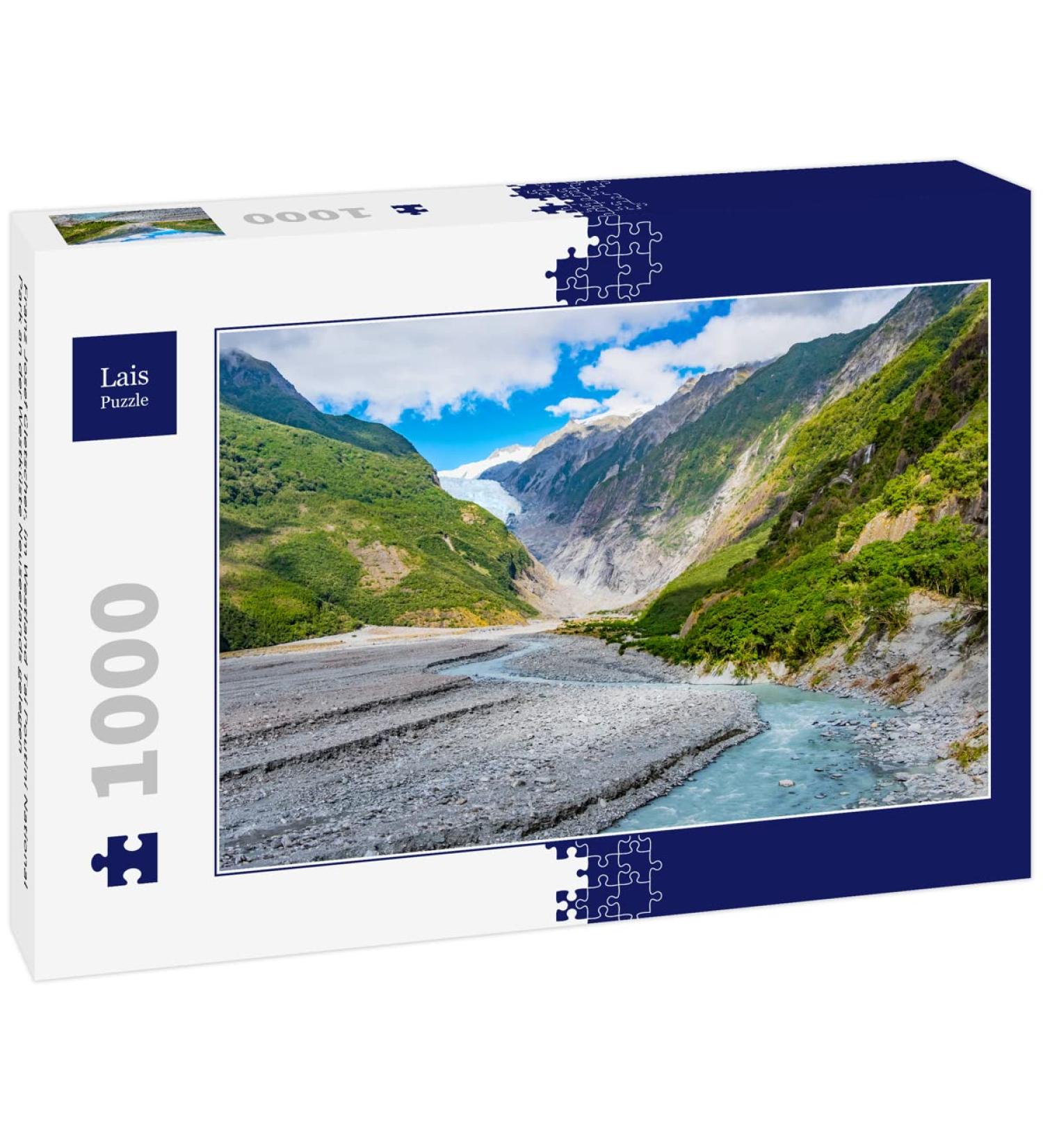 Lais Puzzle Franz Josef Glacier located in the Westland Tai Poutini National Park on the West Coast of New Zealand 1000 pieces - Buy Online on SooperMarket.com