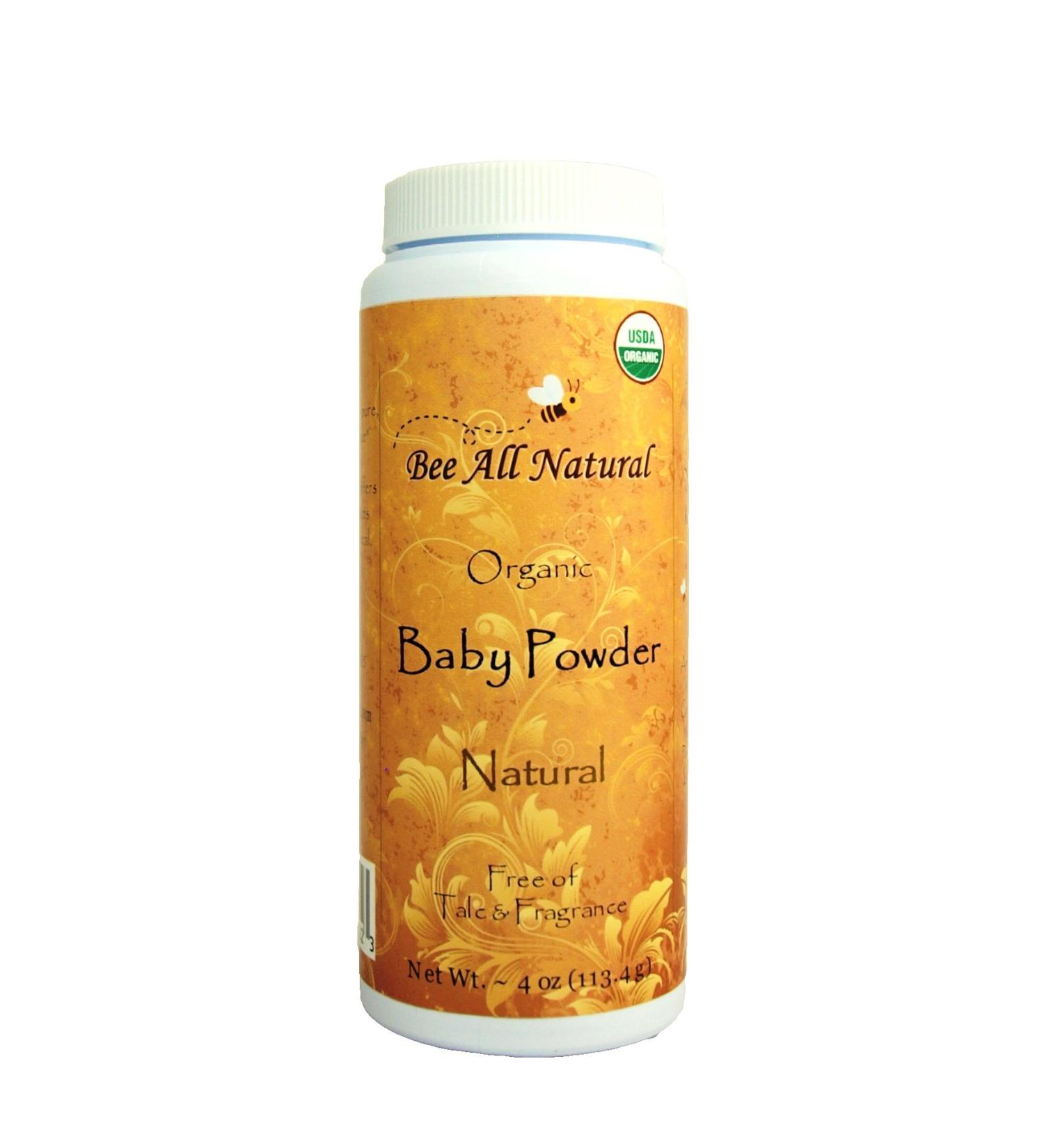 Organic Baby Powder - BEE All Natural 4 OZ - Buy Online on SooperMarket.com