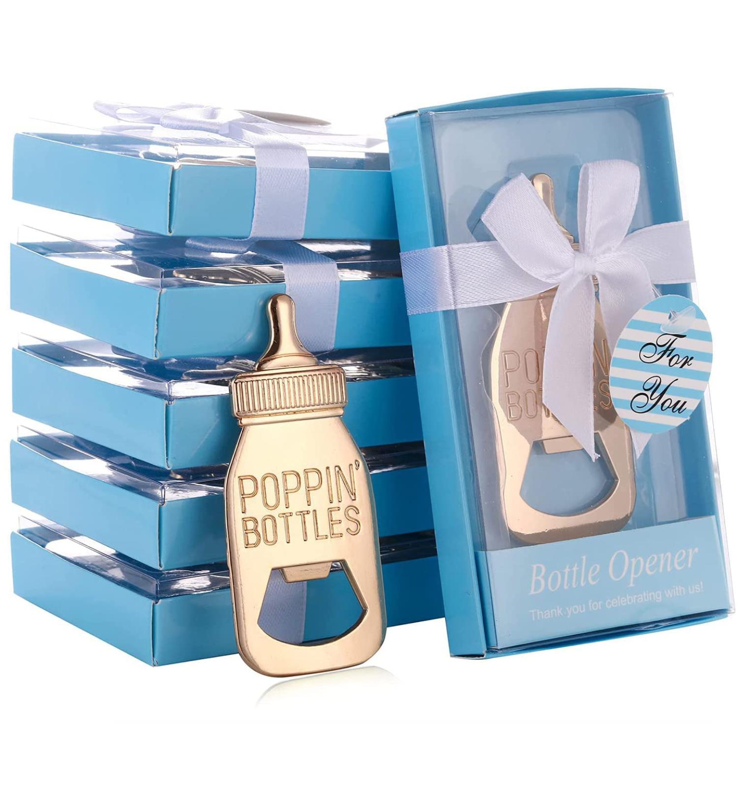 24PCS Poppin Bottles Baby Shower Favor Blue Keepsake Bottle Opener Baby Birthday Return Gifts for Guests Baby Party Decorations Boys Prizes Gift (Blue Poppin  24) Blue Poppin 24 - Buy Online on SooperMarket.com
