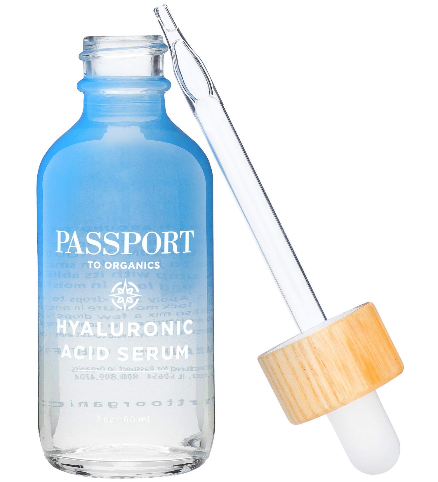 Organic Vegan Hyaluronic Acid Serum - 100% Pure Solution - 2 Ounce - Buy Online on SooperMarket.com