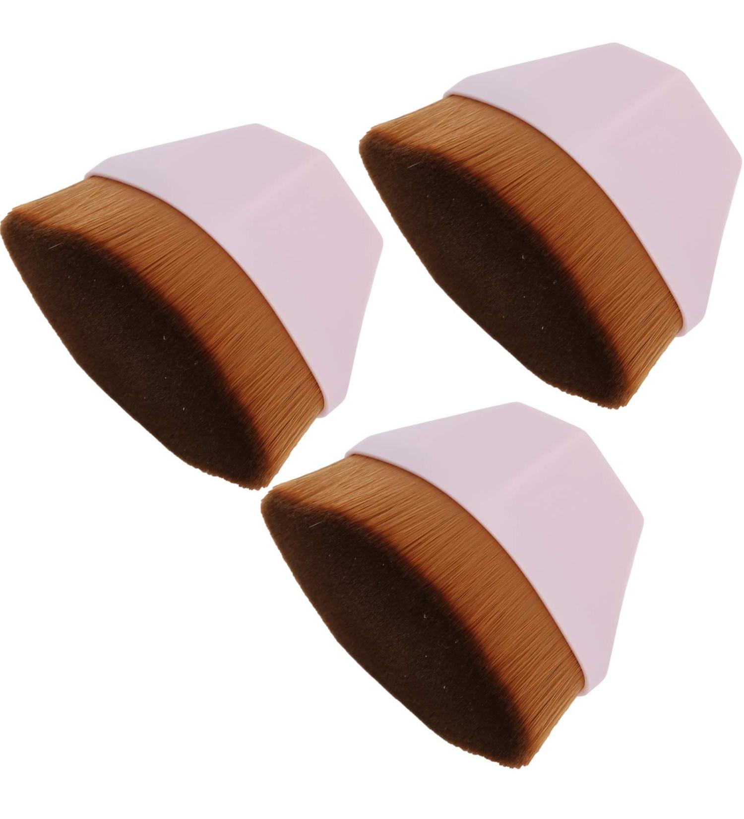 Foundation Brushes Makeup Brushes Fiber Hair for Micro Baking for Makeup Setting(Pink) - Buy Online on SooperMarket.com