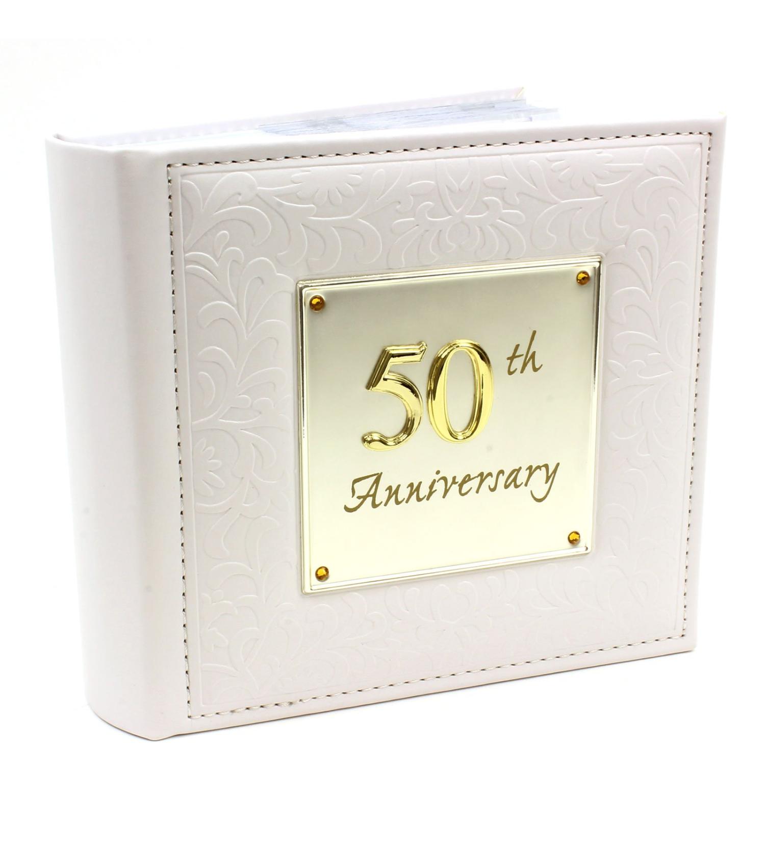 Photo Album 50th Wedding Anniversary Memories Occasion Shudehill Hold 80 4" X 6"