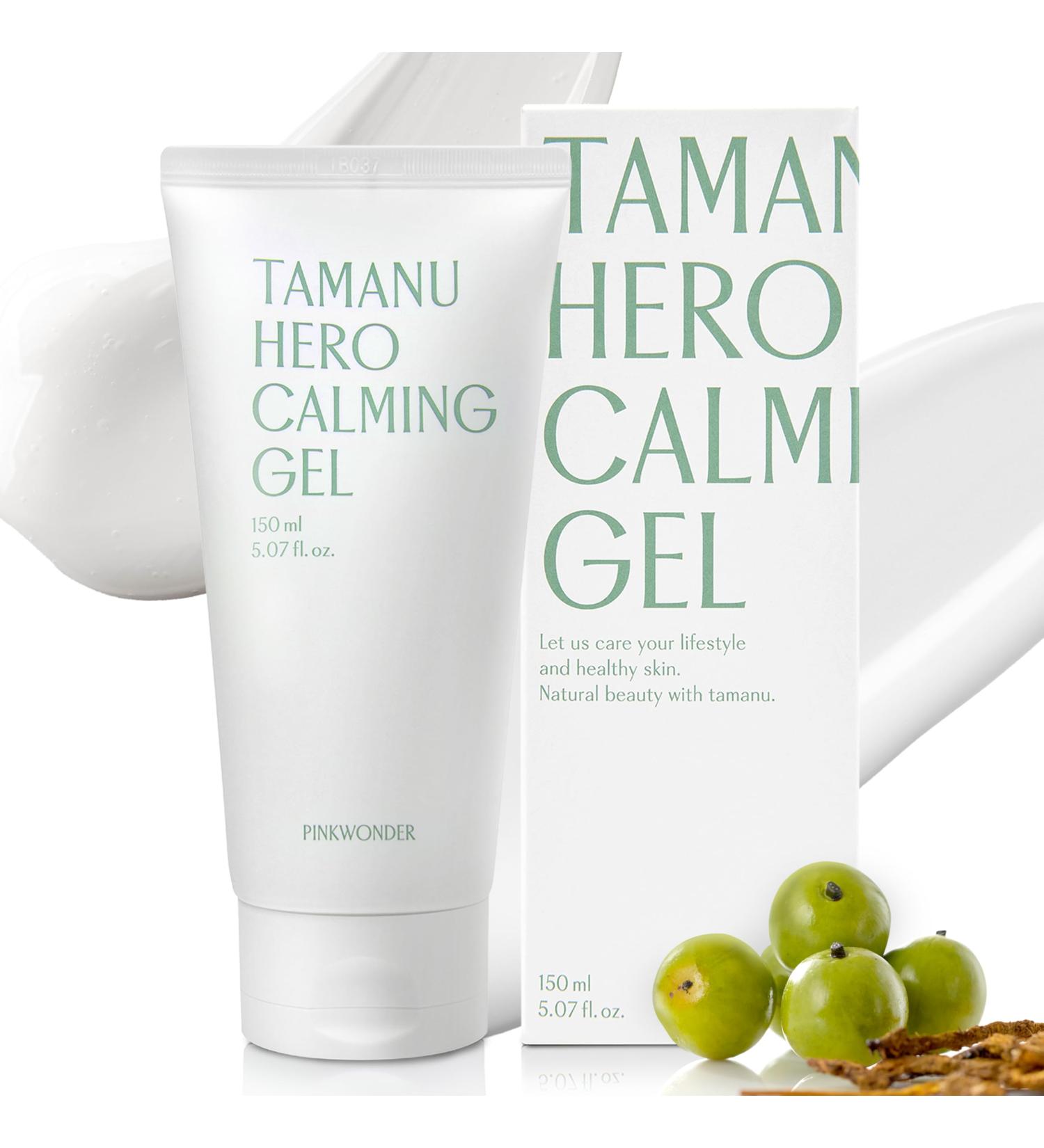 Buy Tamanu Hero Calming Gel 5.07oz | Organic Cooling & Soothing Relief for Skin & Sunburn | Alcohol-Free Korean Skincare - Buy Online on SooperMarket.com