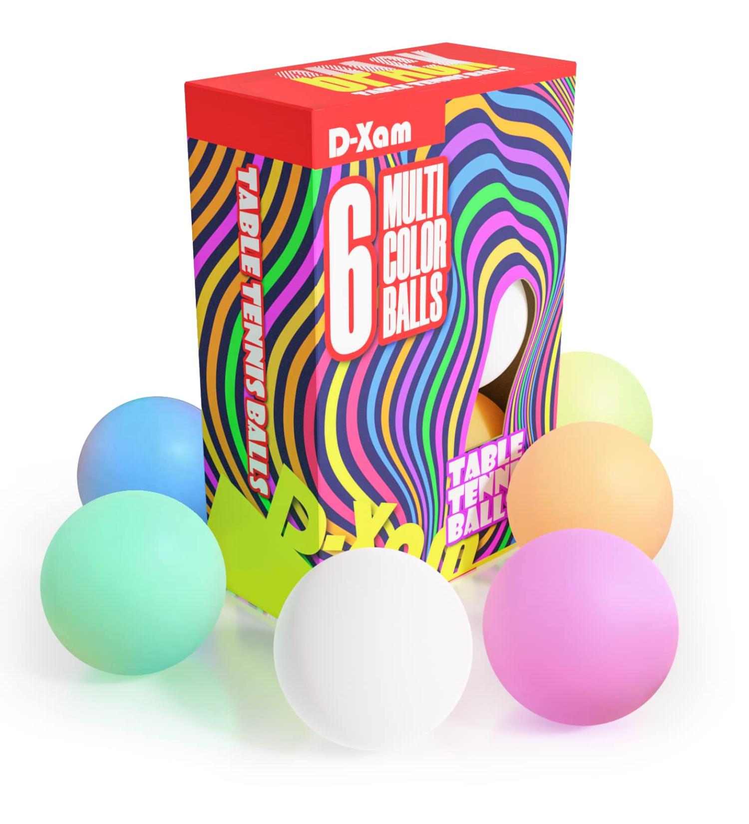 6 Pack High Bounce 1 Star ABS Table Tennis Balls | Size 40+ | Ideal for Beginner Craft Party School Activities | Family Games | Pets Friendly - Buy Online on SooperMarket.com