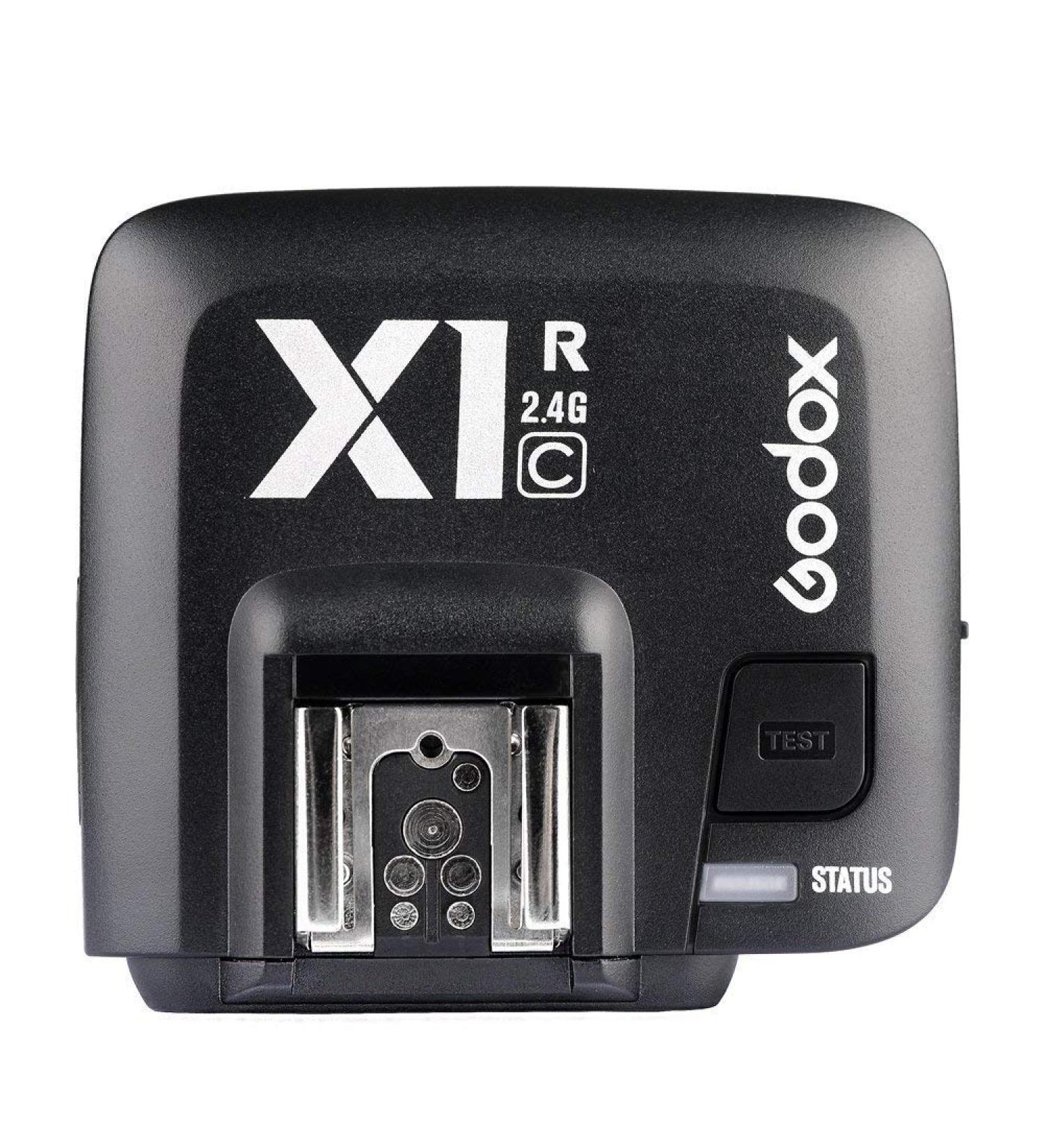 GODOX X1R-C E-TTL Wireless Remote Flash Receiver for Canon EOS Cameras - Compatible with Godox V1, TT350N, AD200, AD200Pro - 1/8000s Shutter Release - Buy Online on SooperMarket.com