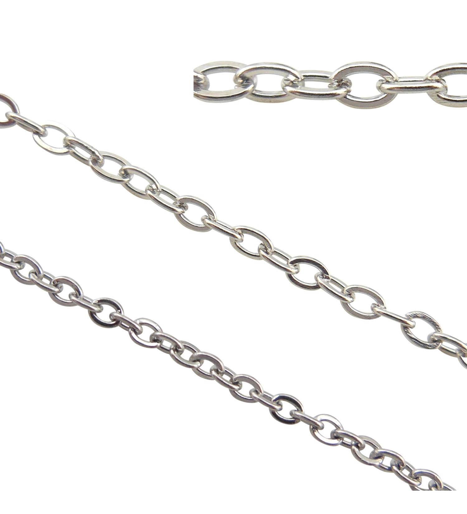 Coiris 33ft Stainless Steel Cable Link Chains for Jewelry Making & DIY - SC-1025-B - Buy Online on SooperMarket.com