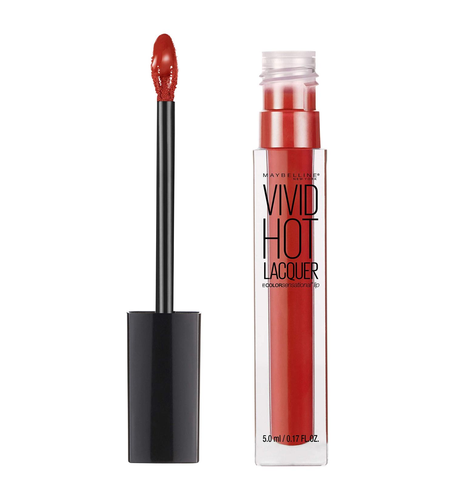 Maybelline Color Sensational Vivid Hot Lacquer Lip Gloss - So Hot 0.17 fl. oz - Buy Online on SooperMarket.com