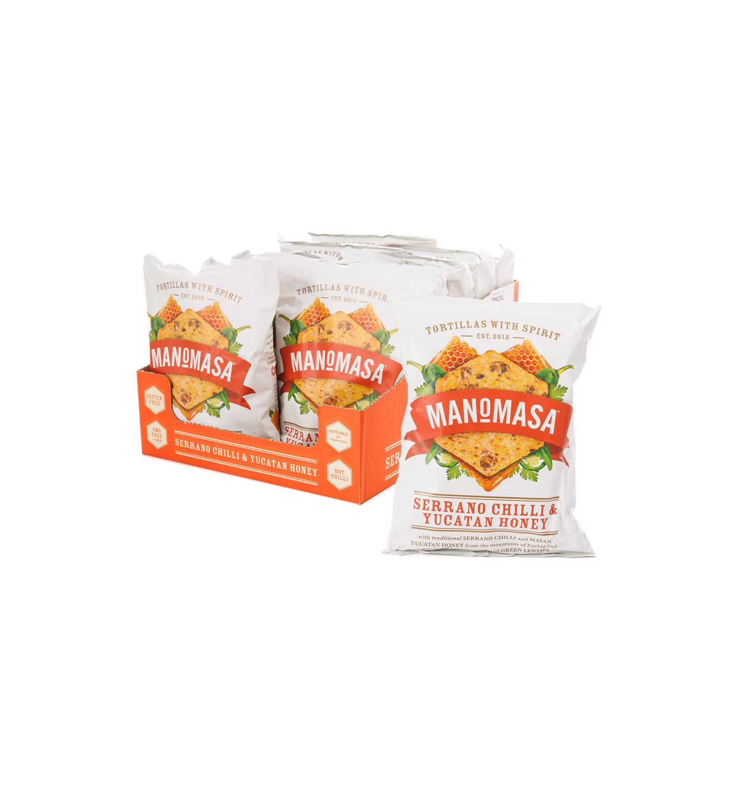 Manomasa Serrano Chilli & Yucatan Honey 12 x 140g Serrano Chilli and Yucaton Homey - Buy Online on SooperMarket.com