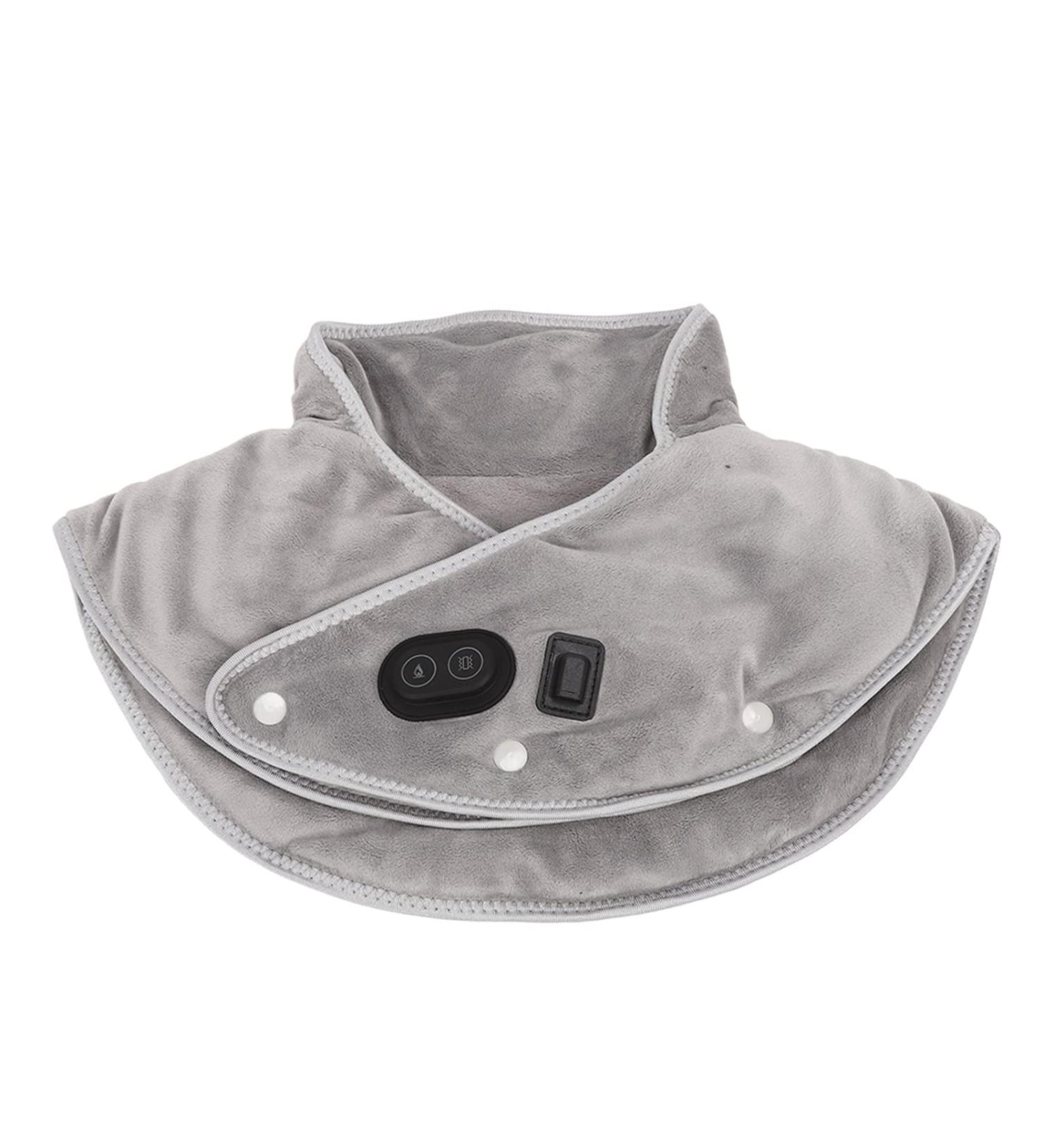 Shop ZoBel Gray Electric Heating Cushions for Neck & Shoulders - 3-Stage Temp Control & Massage | Ultimate Tissue Relaxation - Buy Online on SooperMarket.com