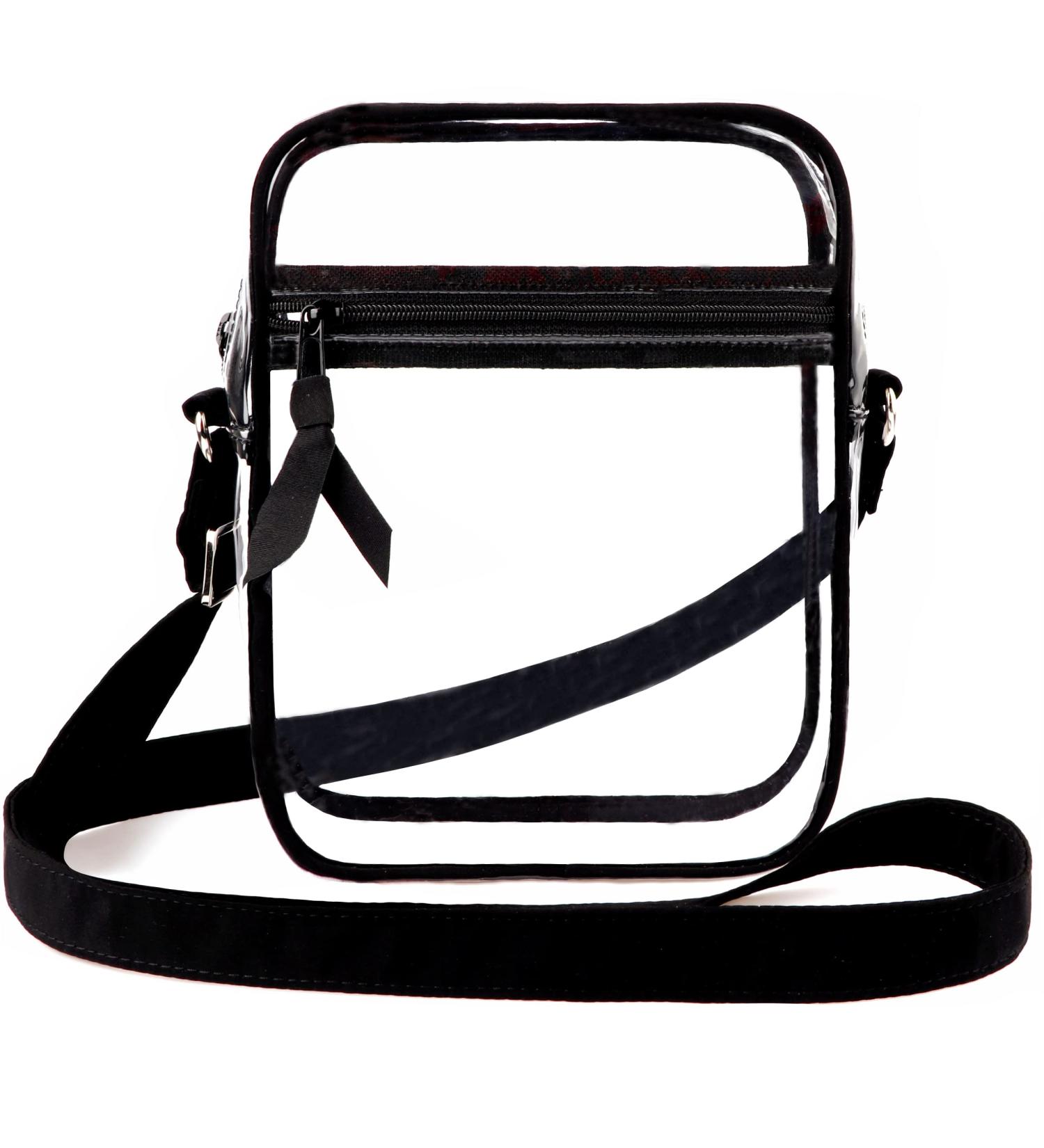 DONGGANGAJI Clear Crossbody Bag - Stadium Approved for Concerts - Black - Buy Online on SooperMarket.com
