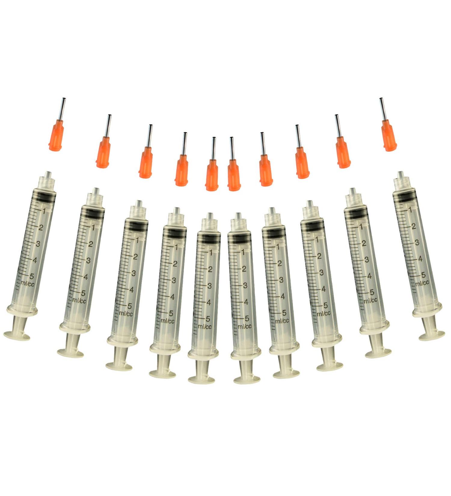 Creative Hobbies 5ml Glue Applicator Syringe with 15 Gauge Precision Tip - Pack of 10 - Buy Online on SooperMarket.com