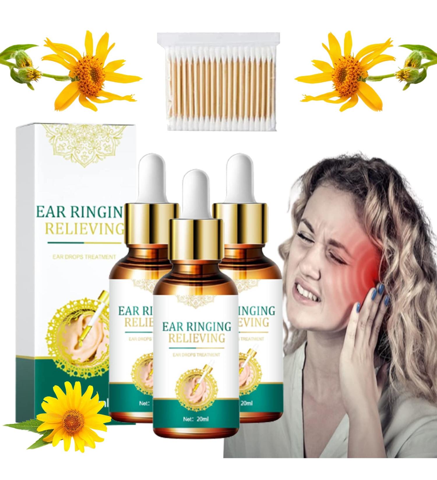 RJDJ TinniClear Ear Drops - Natural Tinnitus Relief Treatment - 3 Pack - Buy Online on SooperMarket.com