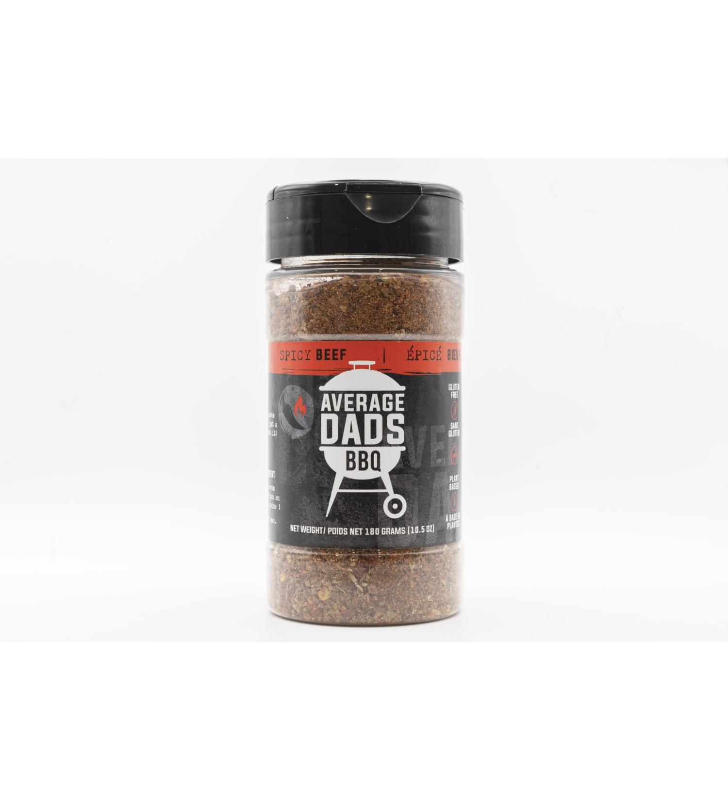BBQ Seasoning-Average Dads SPICY Beef- All Purpose Seasoning And Dry Rub No MSG Non-GMO Gluten-Free Bbq Rubs And Spices For Smoking Grilling Frying Roasting All Things Beef Gifts For Him Christmas Gift - Buy Online on SooperMarket.com
