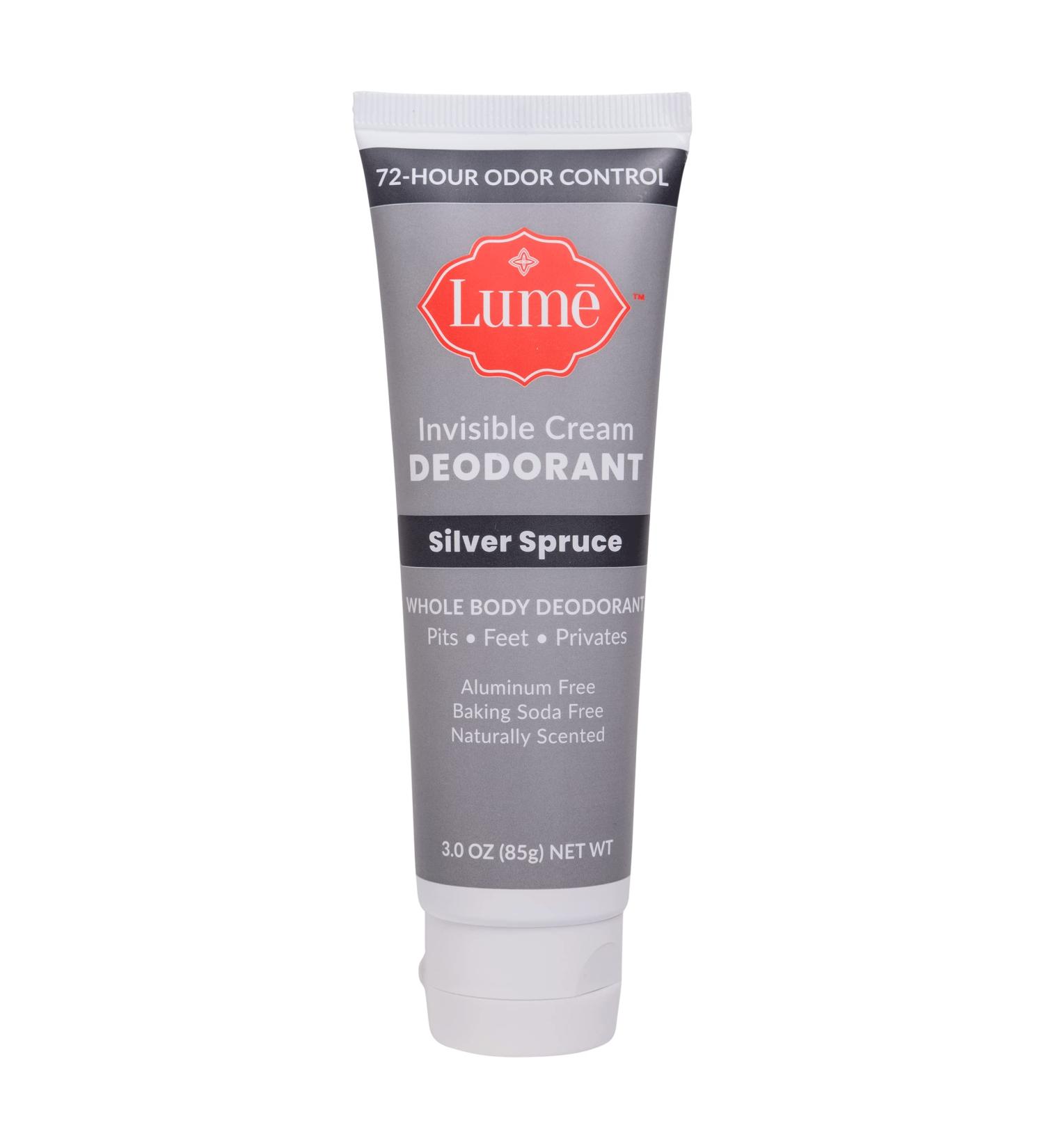 Lume Deodorant 3oz Tube - Silver Spruce Scent - For Underarms & Private Parts - Buy Online on SooperMarket.com