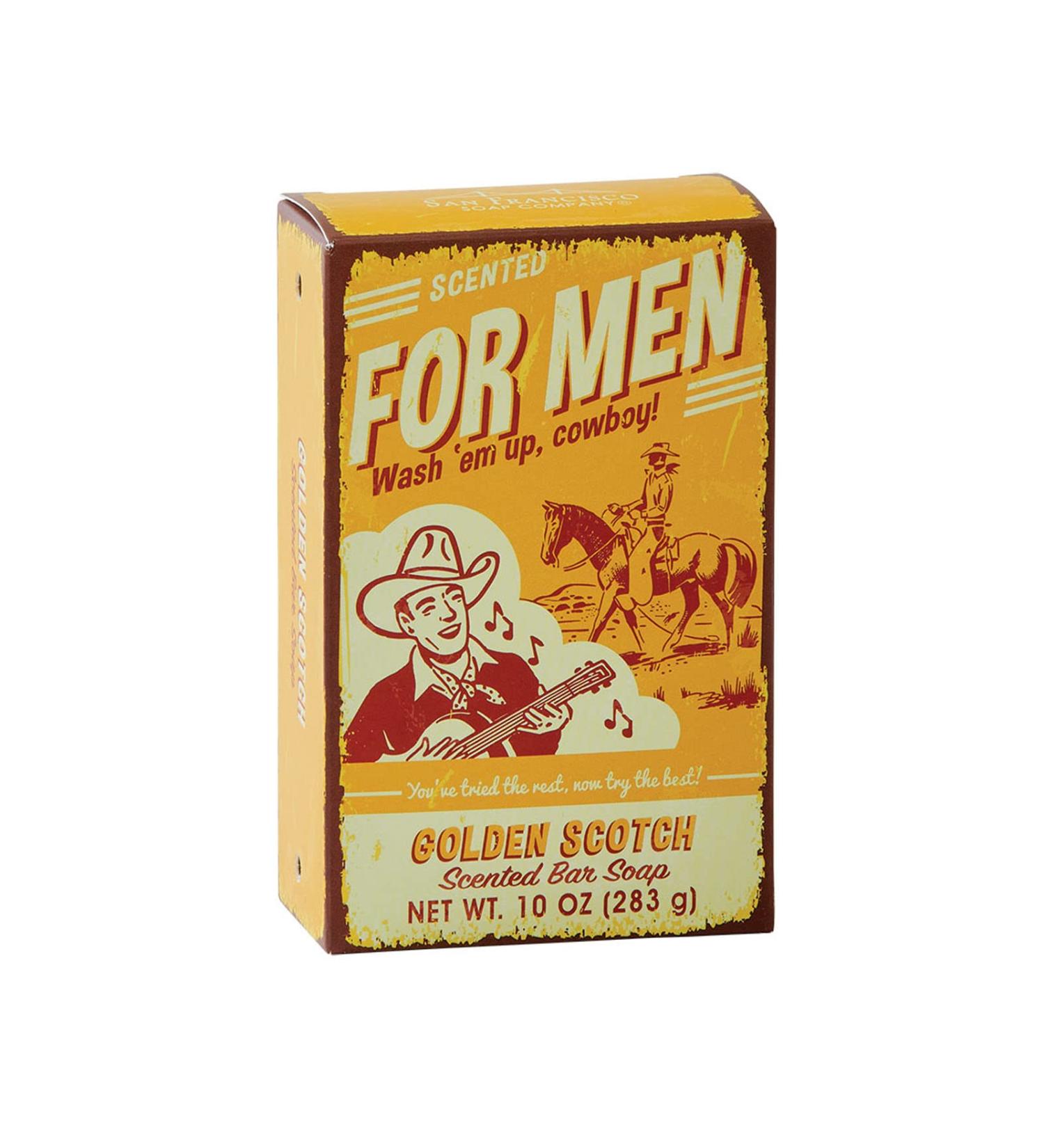 San Francisco Soap Company Golden Scotch Scented Bar Soap
