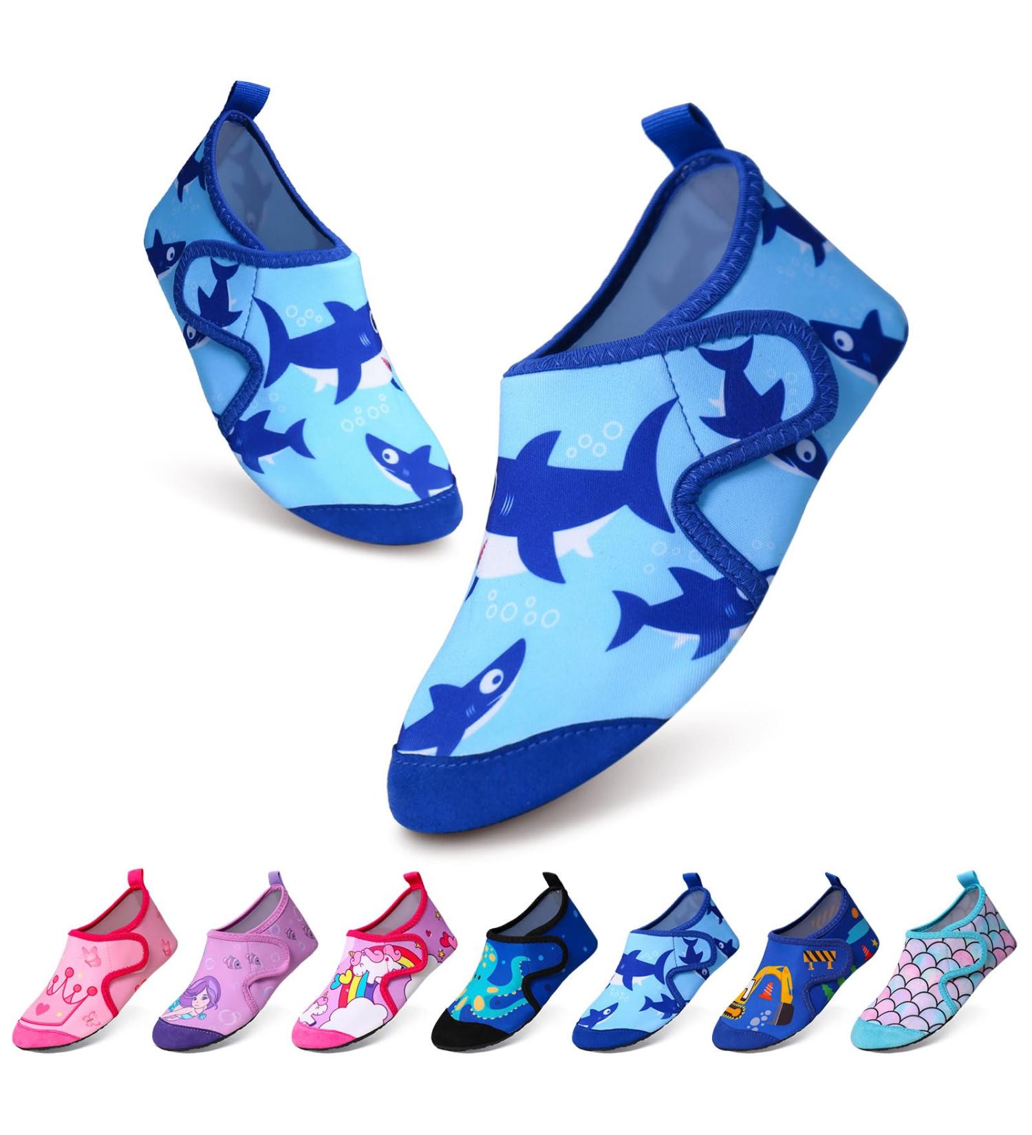 Buy Tolal Children's Aqua Shoes | Anti-Slip & Durable Beach Shoes for Kids - Perfect for Girls Babies & Pool Fun (EU Size 24/25) - Buy Online on SooperMarket.com