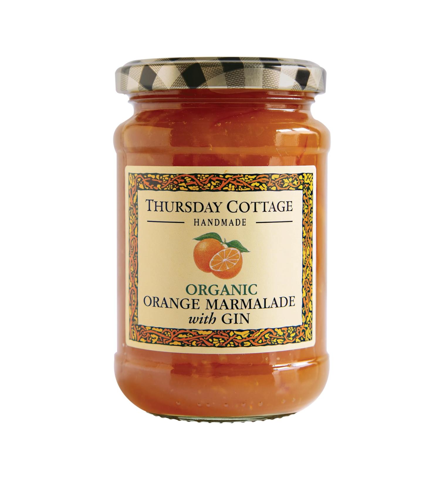 Thursday Cottage Organic Orange Marmalade with Gin (fine cut) 3x340g - Buy Online on SooperMarket.com
