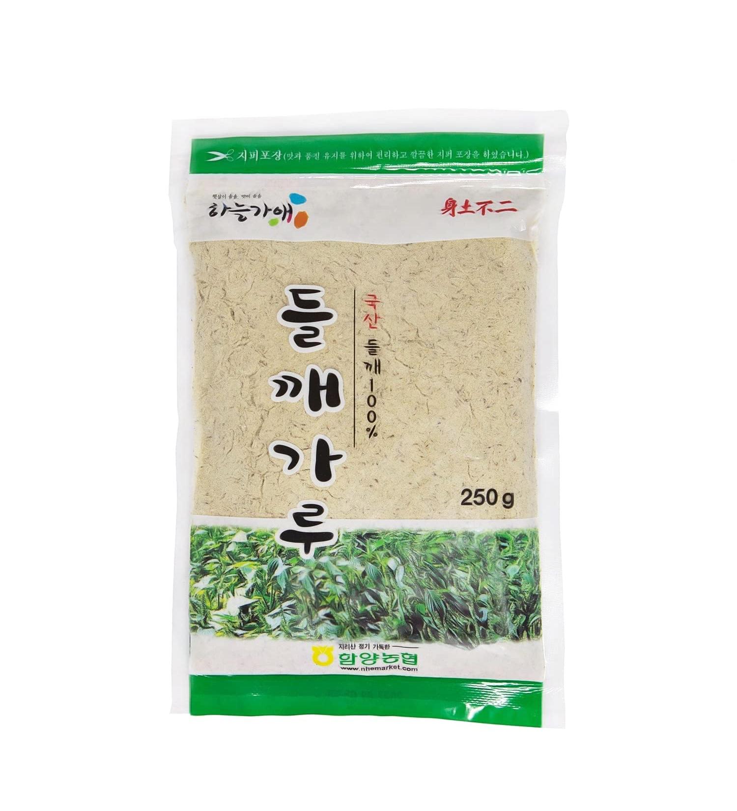 NongHyup Green Perilla Seed Powder Deulkkae Garu - 100% Natural Korean Product, No Additives, Delicious Savory Flavor - Buy Online on SooperMarket.com