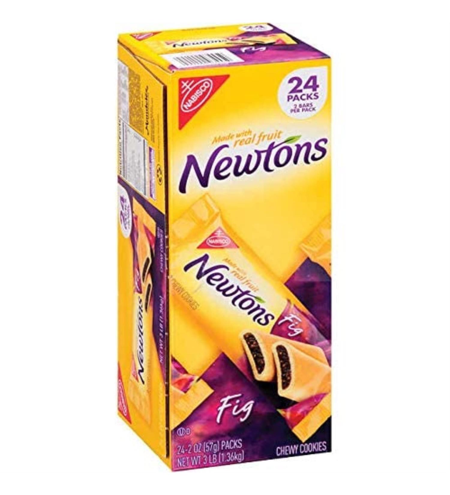 Newtons Full-Size Fig Fruit Chewy Cookies, 24 Count Individual Snack Packs size Fig 2 Ounce (Pack of 24)