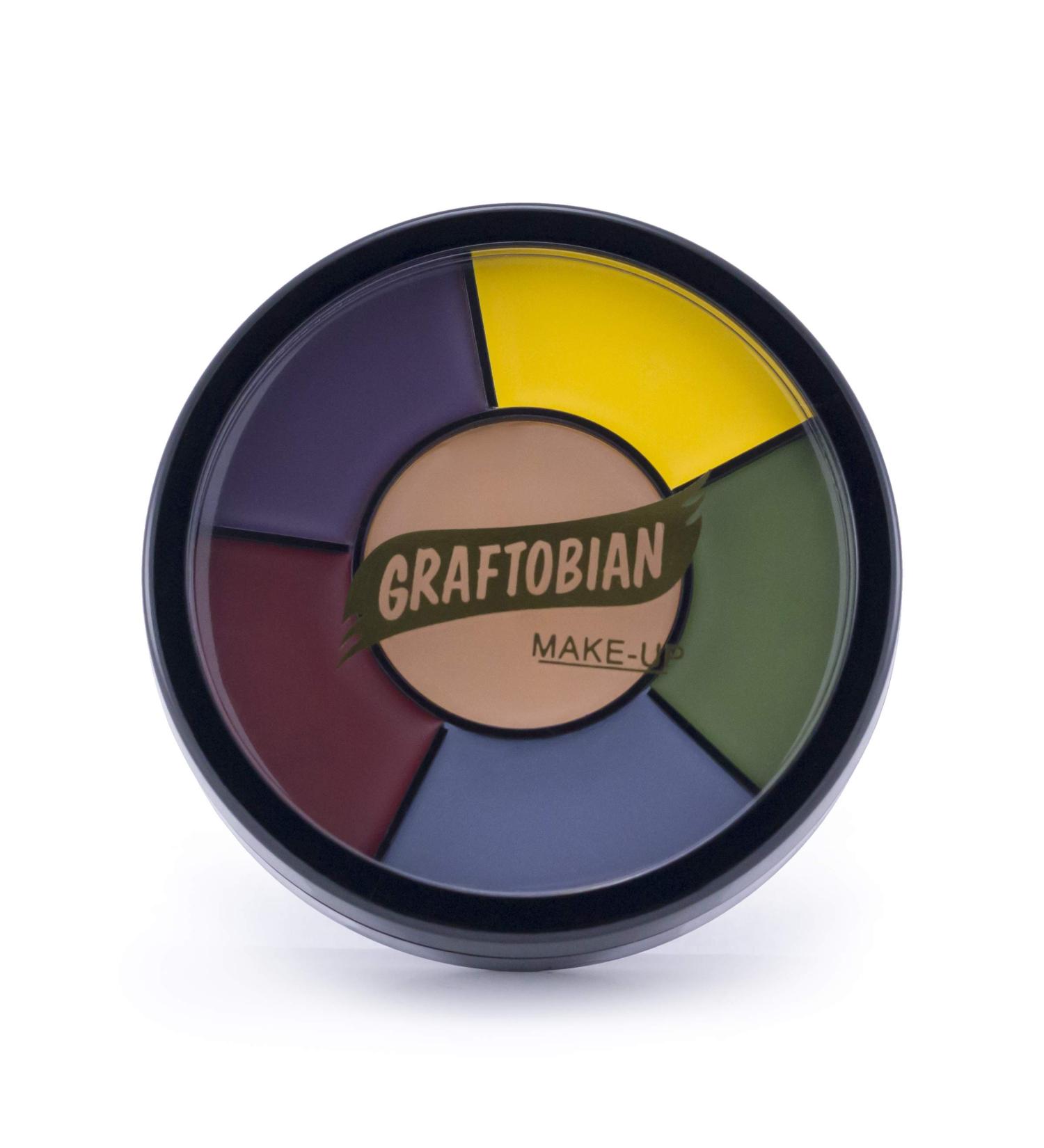 Graftobian Severe Trauma Bruise FX Makeup Wheel - 6 Colors for Special Effects & Halloween - International Shipping Available - Buy Online on SooperMarket.com