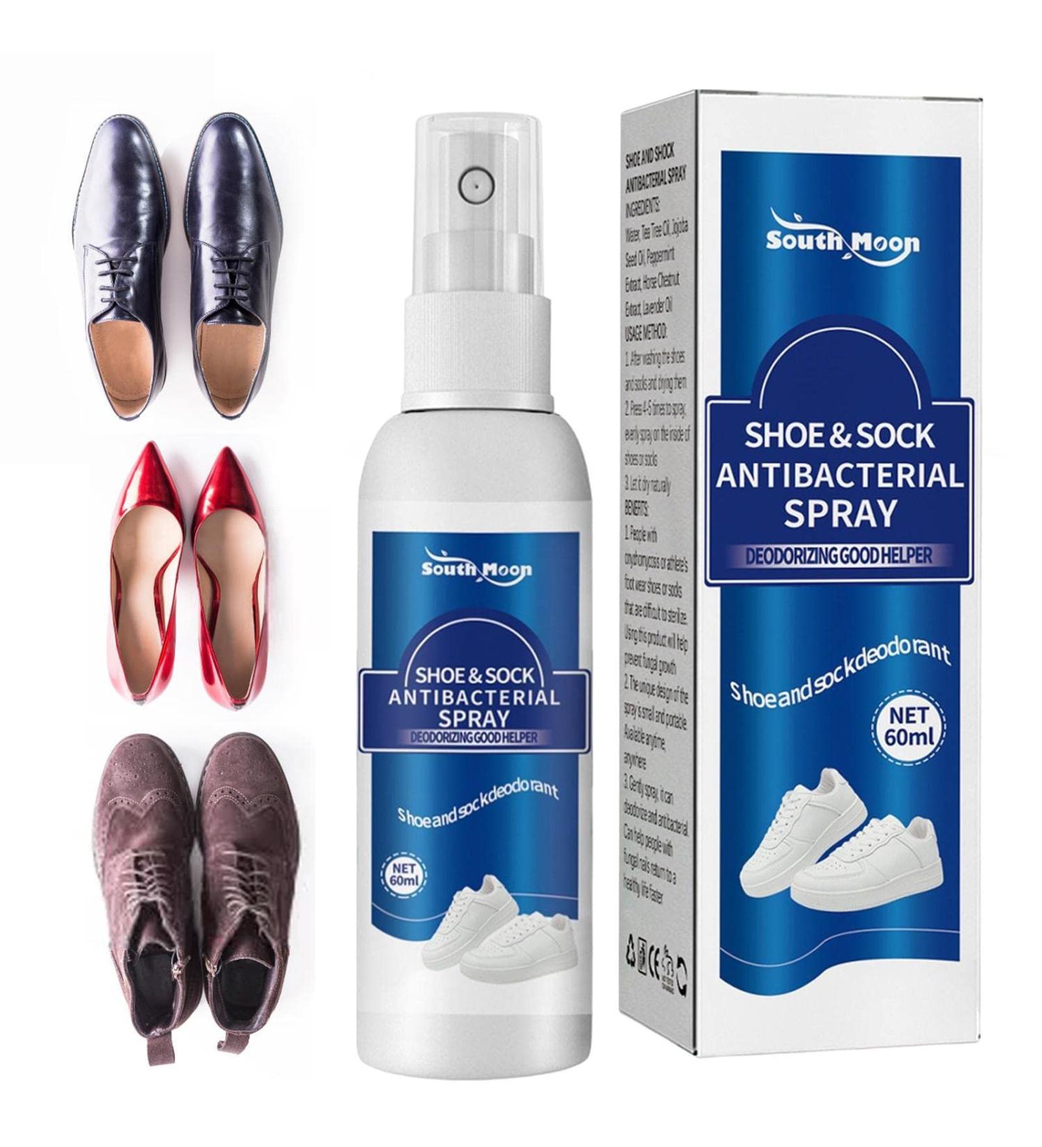 Moukkey Shoe Deodorizer Spray - 2.11 oz Plant-Based Foot Odor Remover | Multi-Purpose Shoe Odor Control for Sneakers, Boots, and Sandals - Buy Online on SooperMarket.com