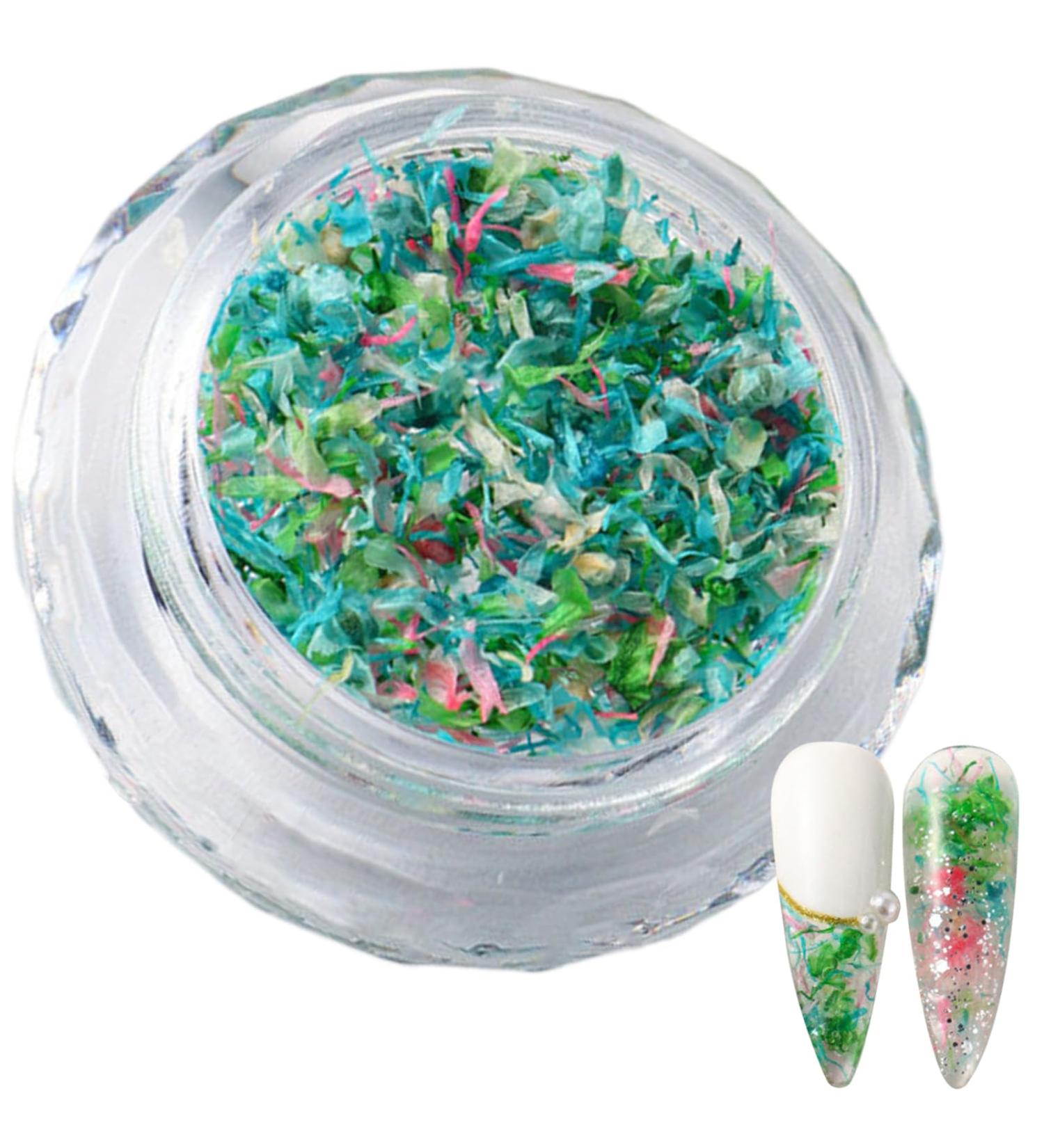 1Box 3D Dried Flower Nails Art Nail Accessories Elegant Nails Art Adornments Decoration Perfect For Nail Decoration Mixed Flowers For Nails Art S053E - Buy Online on SooperMarket.com