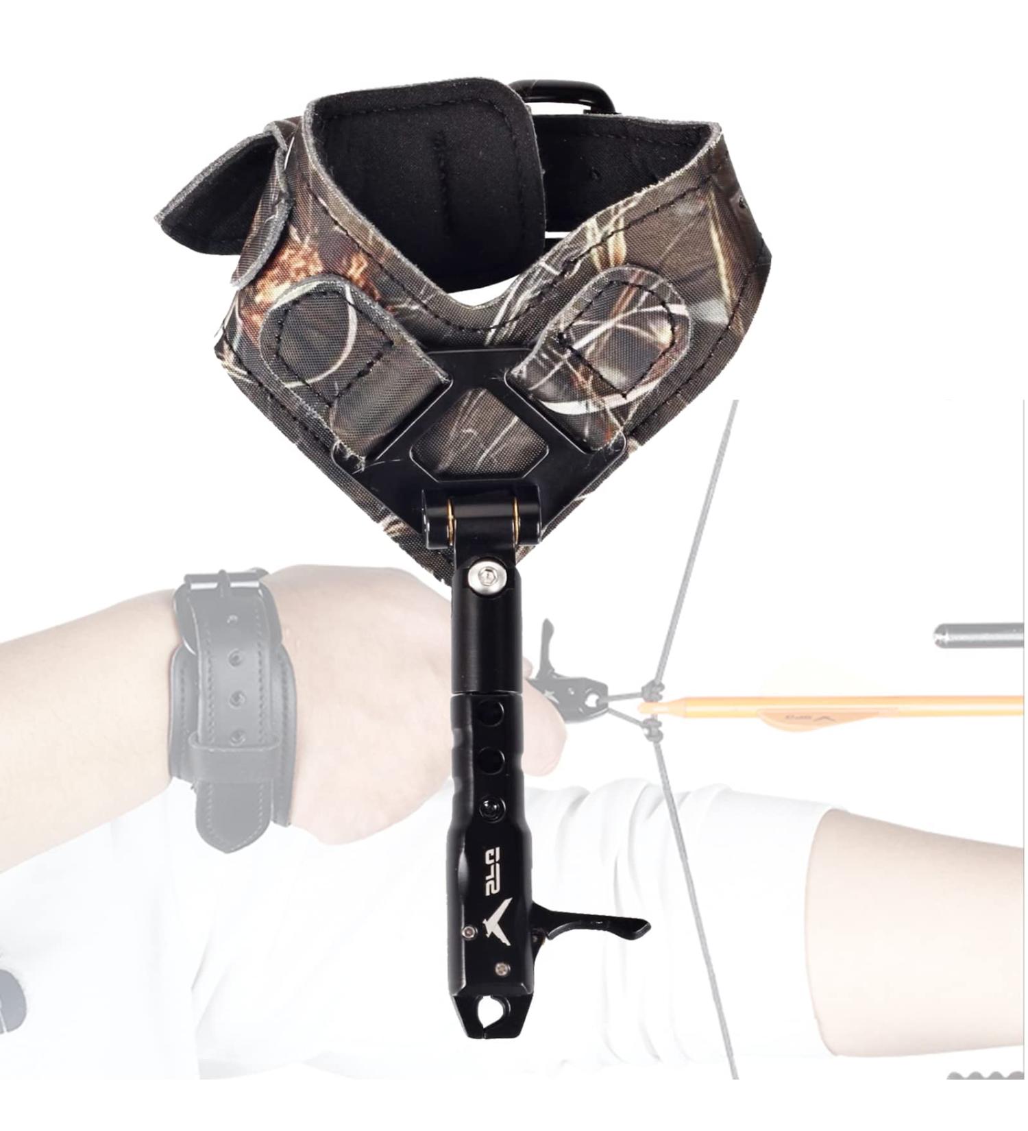 SOPOGER Bow Release - Adjustable Wrist Strap with 360 Trigger Head | For Compound Bow Hunting & Shooting - Buy Online on SooperMarket.com