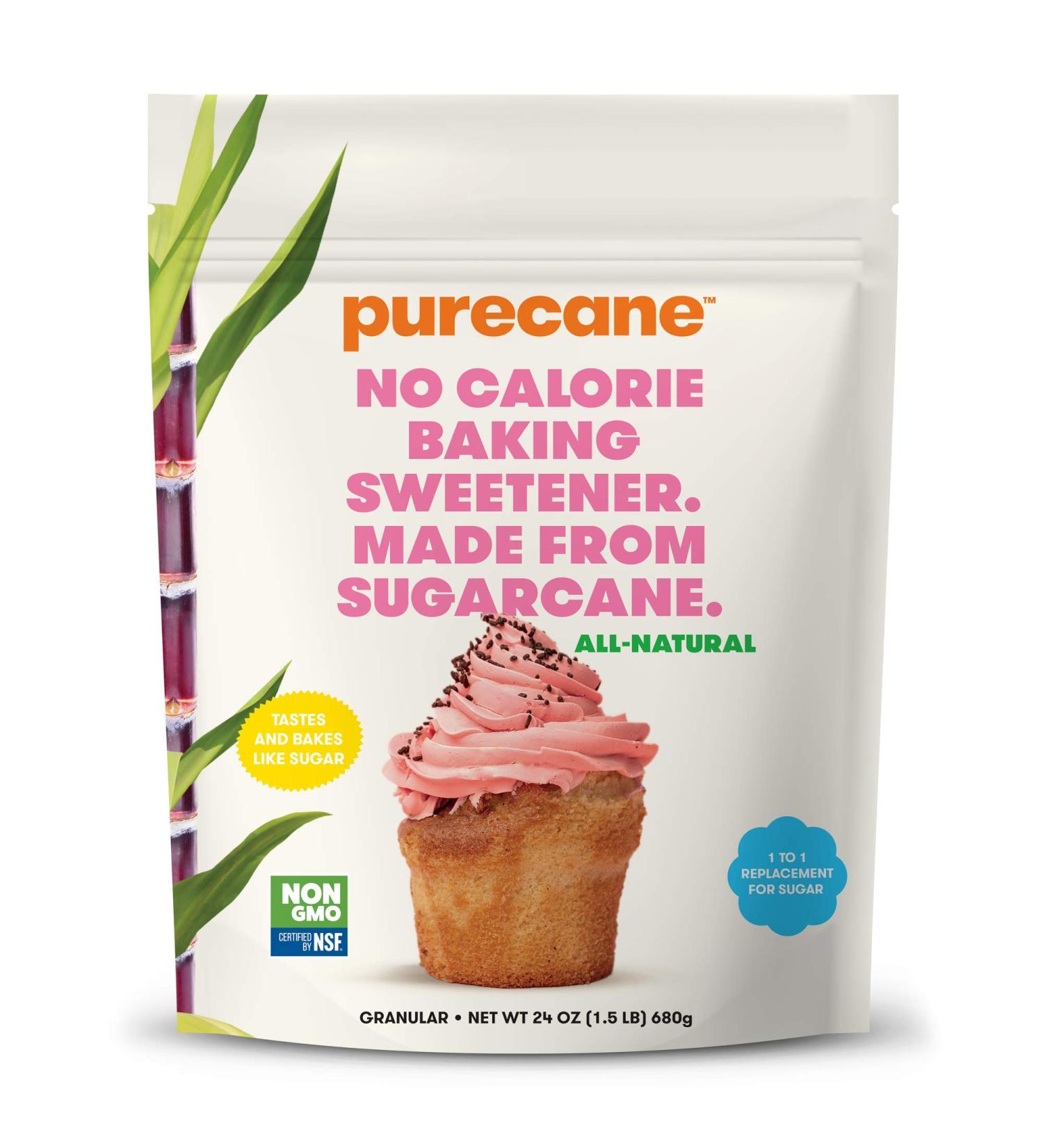 Purecane No Calorie Baking Sweetener - 24 oz (680g) | Zero-Calorie Sugar Substitute - Buy Online on SooperMarket.com