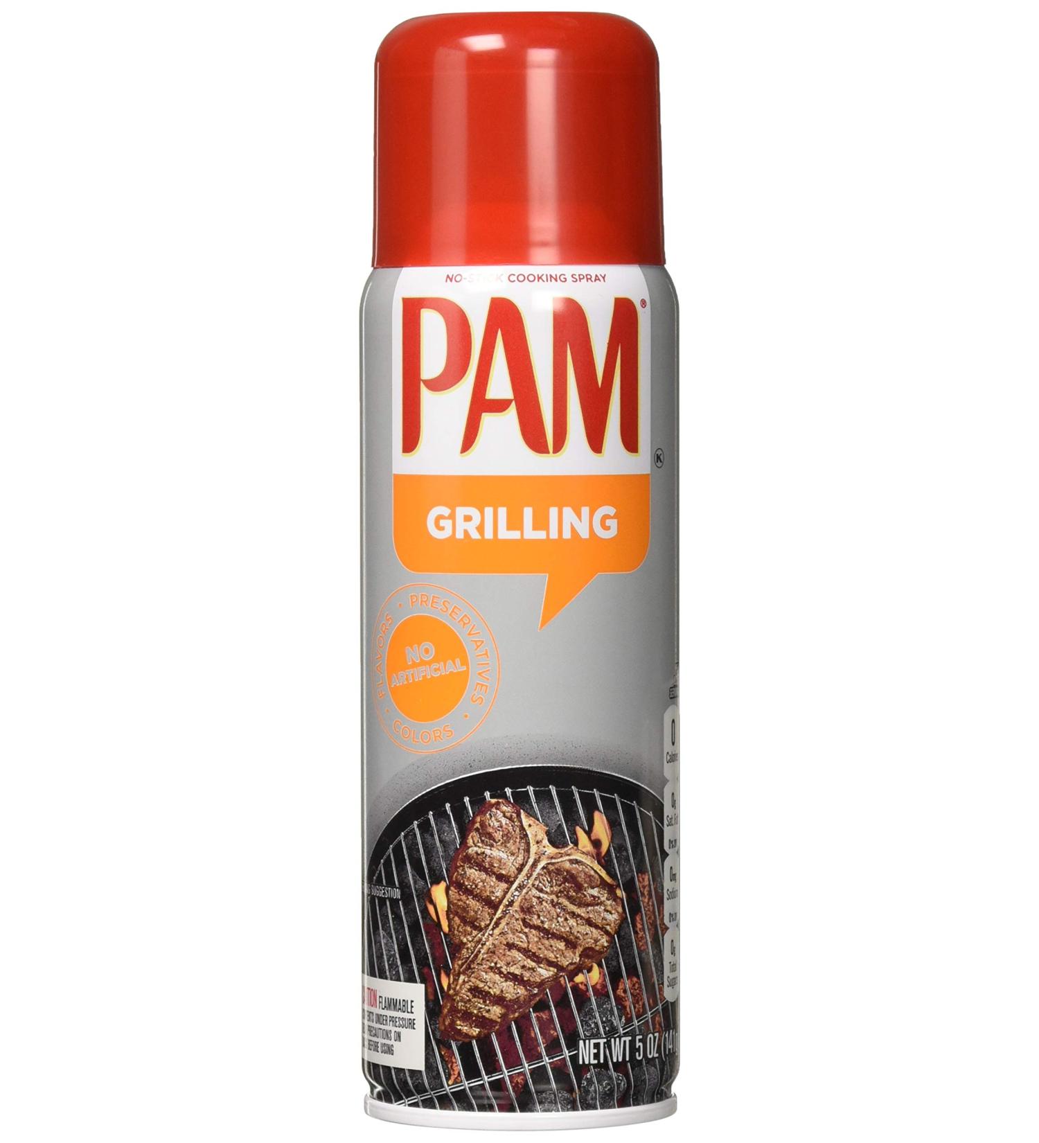 Pam Grilling No-Stick Cooking Spray - 5 oz - Pack of 2 | Grill with Ease and No Mess - Buy Online on SooperMarket.com