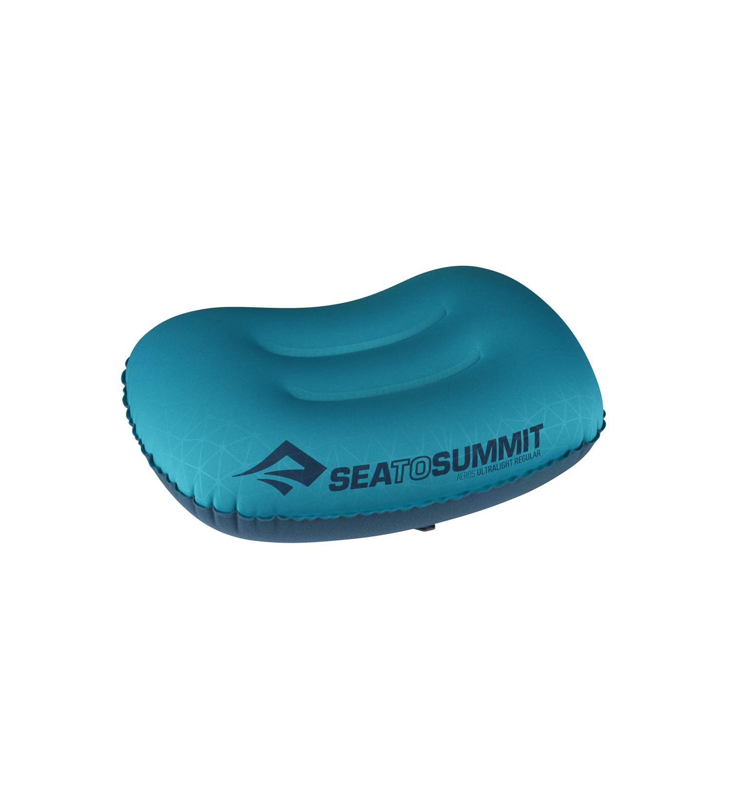 Sea to Summit Aeros Ultralight Inflatable Camping and Travel Pillow - Aqua Regular (14.2 x 10.2) - Buy Online on SooperMarket.com