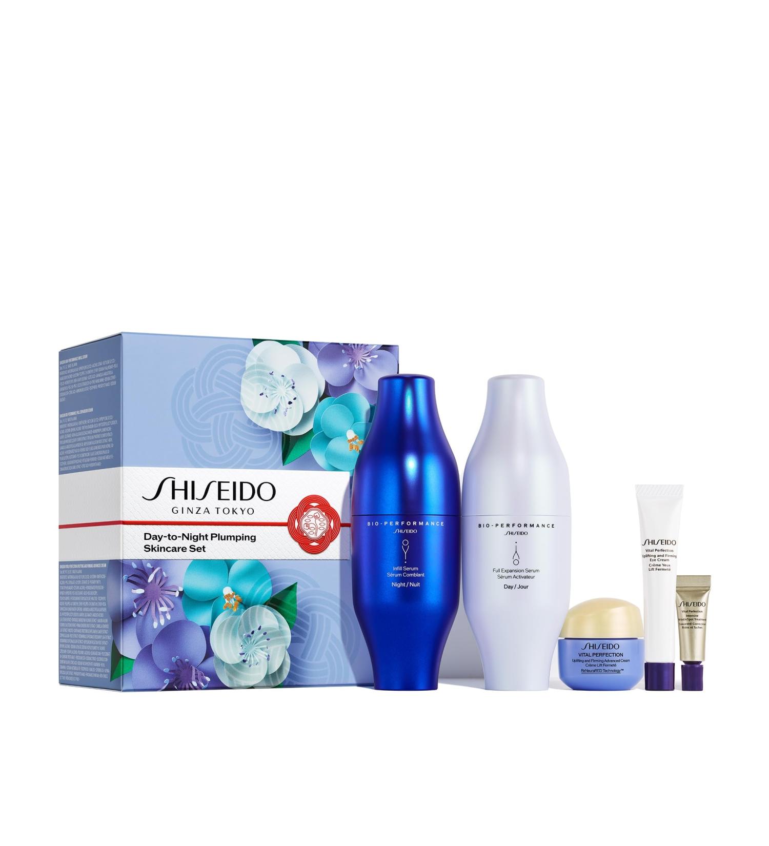 Buy Shiseido Day-to-Night Plumping Skincare Set | Bio-Performance Serums & Advanced Cream - International Shipping - Buy Online on SooperMarket.com
