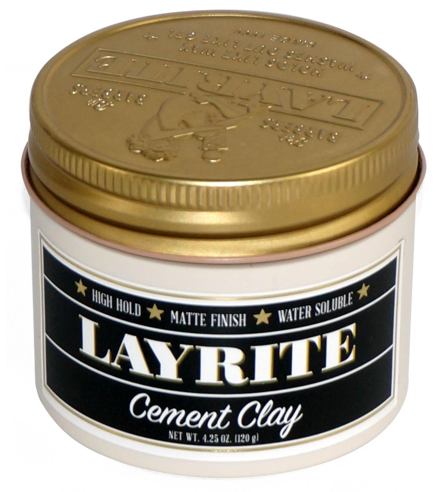 Layrite Cement Matte Hair Clay 4 Ounces by Layrite - Buy Online on SooperMarket.com