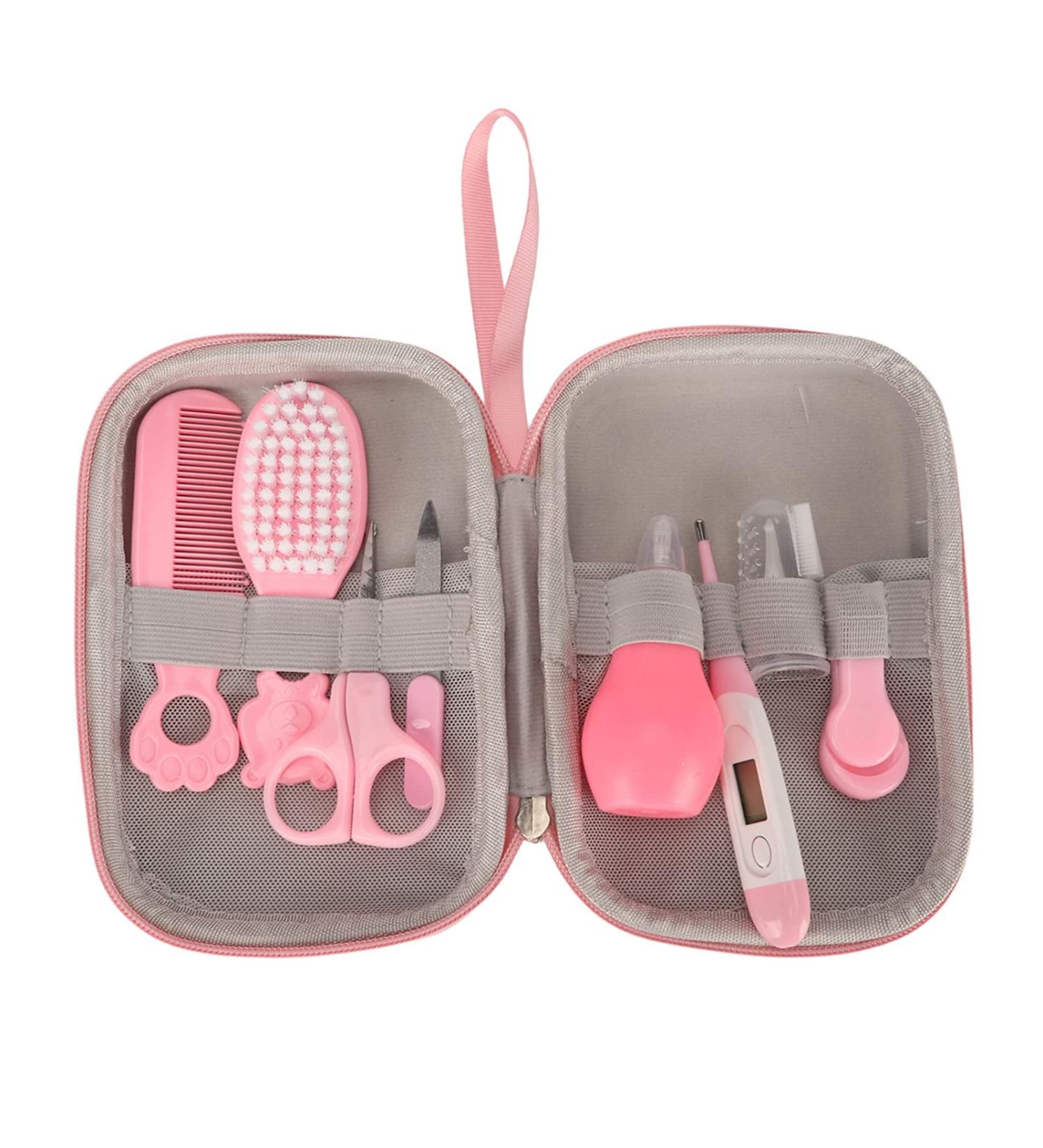 Baby Healthcare Kit: Nose Cleaner, Nail Clippers, Scissors, Toothbrush, Comb - Infants Grooming Set - Buy Online on SooperMarket.com
