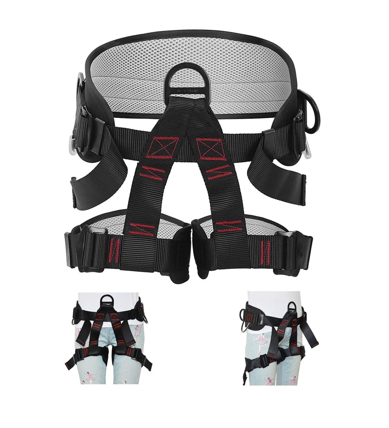 HeeJo Climbing  Safety Safe Seat Belt for Outdoor Tree Climbing  Outward Band Expanding Training Large Size Climbing Gear - Buy Online on SooperMarket.com