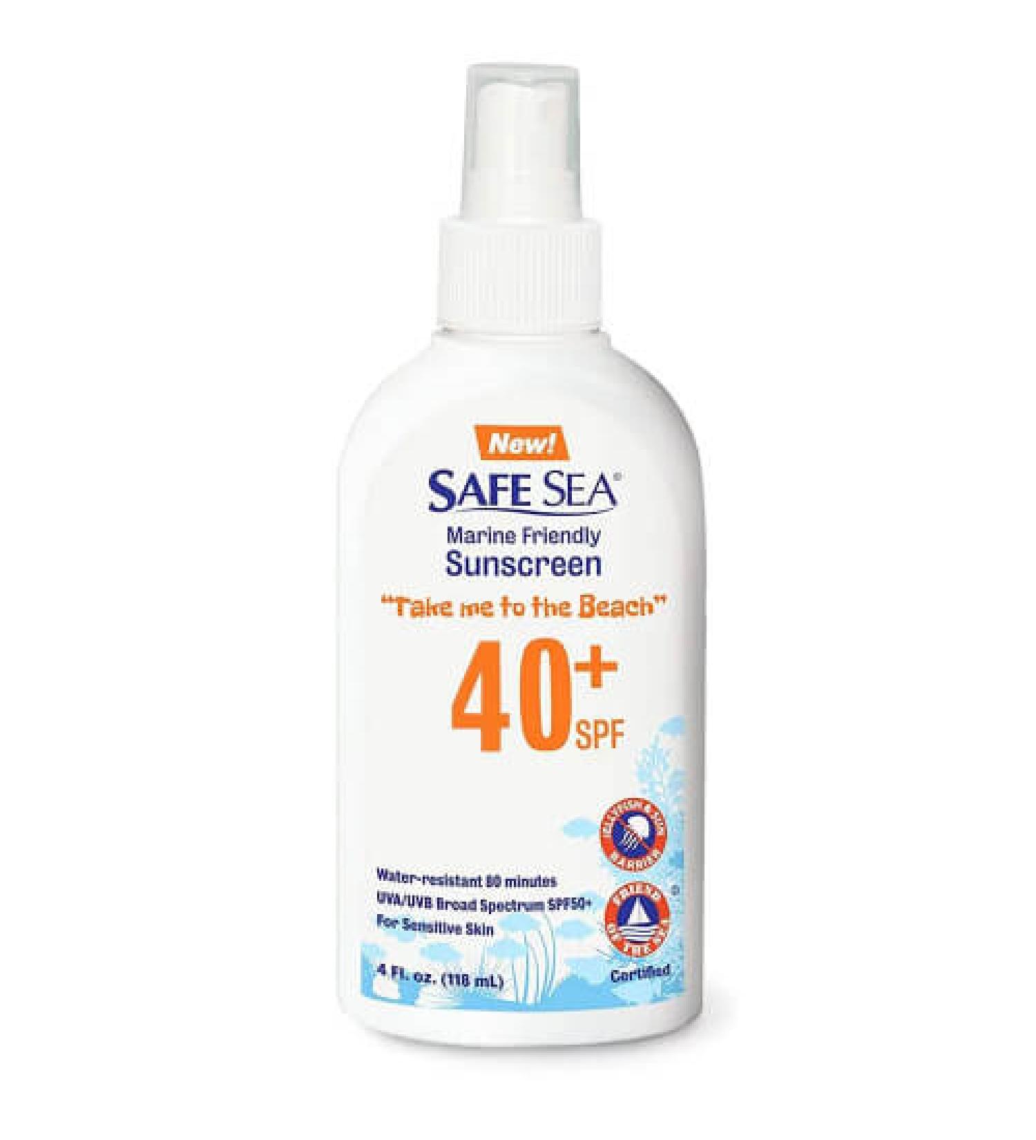 Safe Sea Sunscreen Spray - 4 Fl Oz.