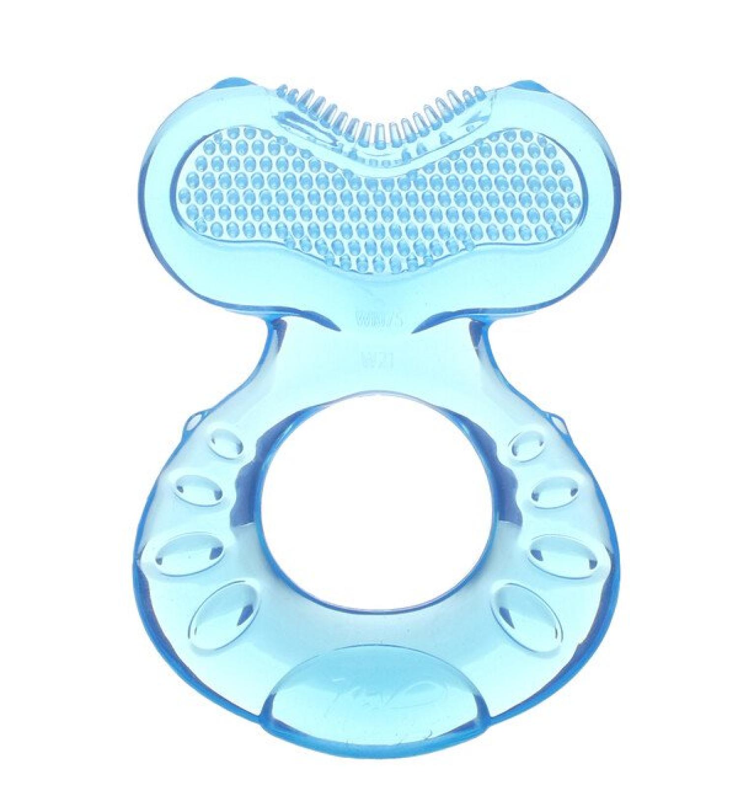Nuby Teethe Eez Soothing Teether for 3+ Months â€“ Blue | Baby Teeth Relief - Buy Online on SooperMarket.com