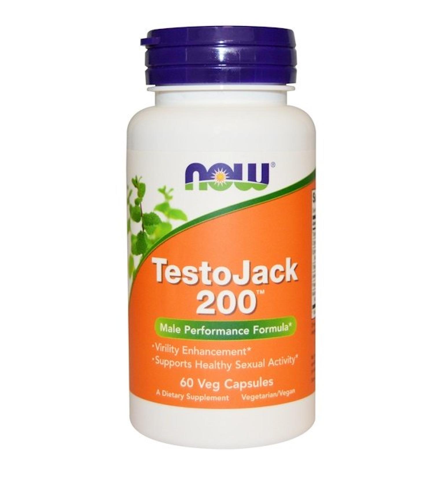 Now Foods TestoJack 200 60 Veg Capsules