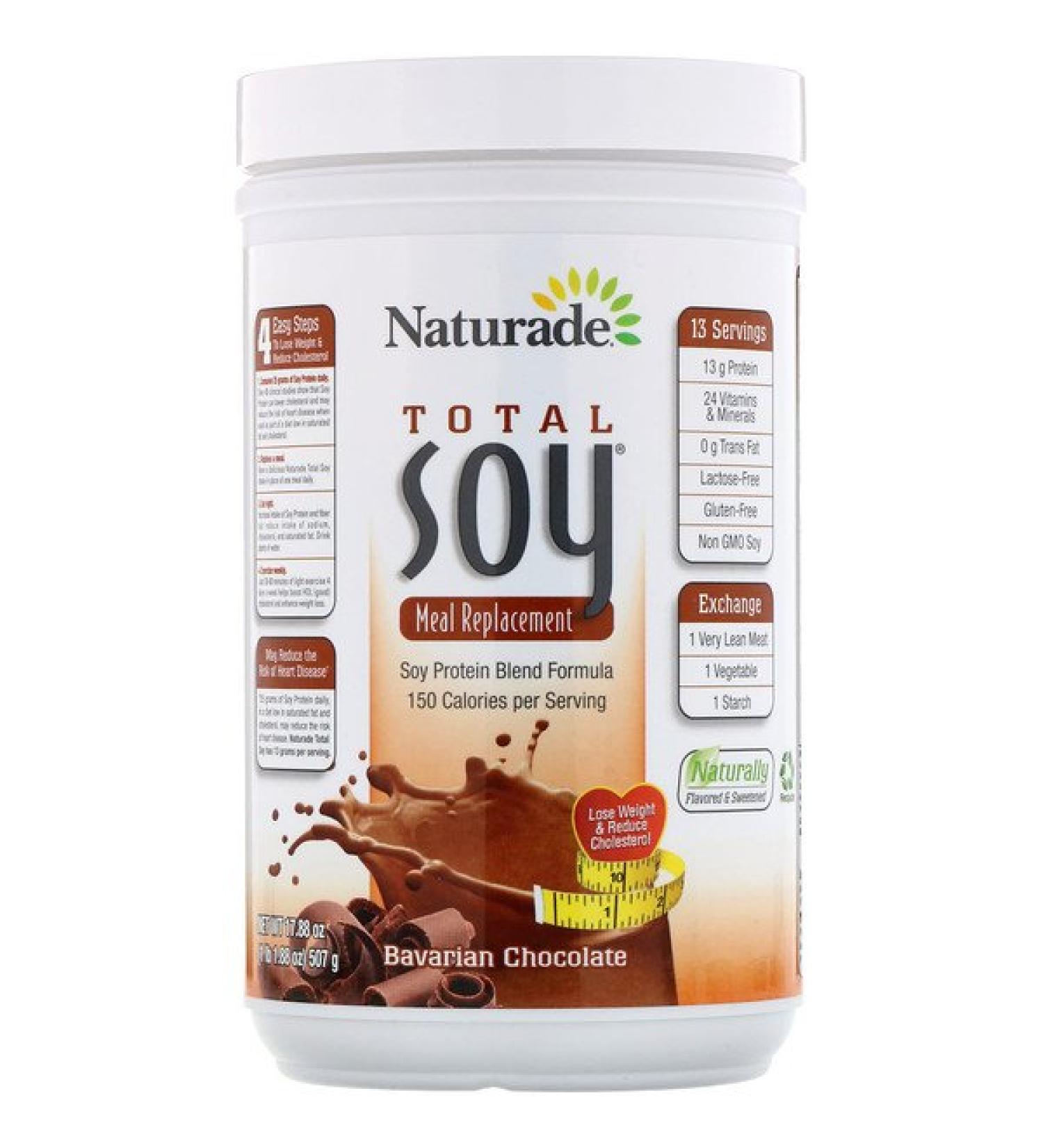 Naturade Total Soy Meal Replacement Bavarian Chocolate 17.88 oz (507 g)