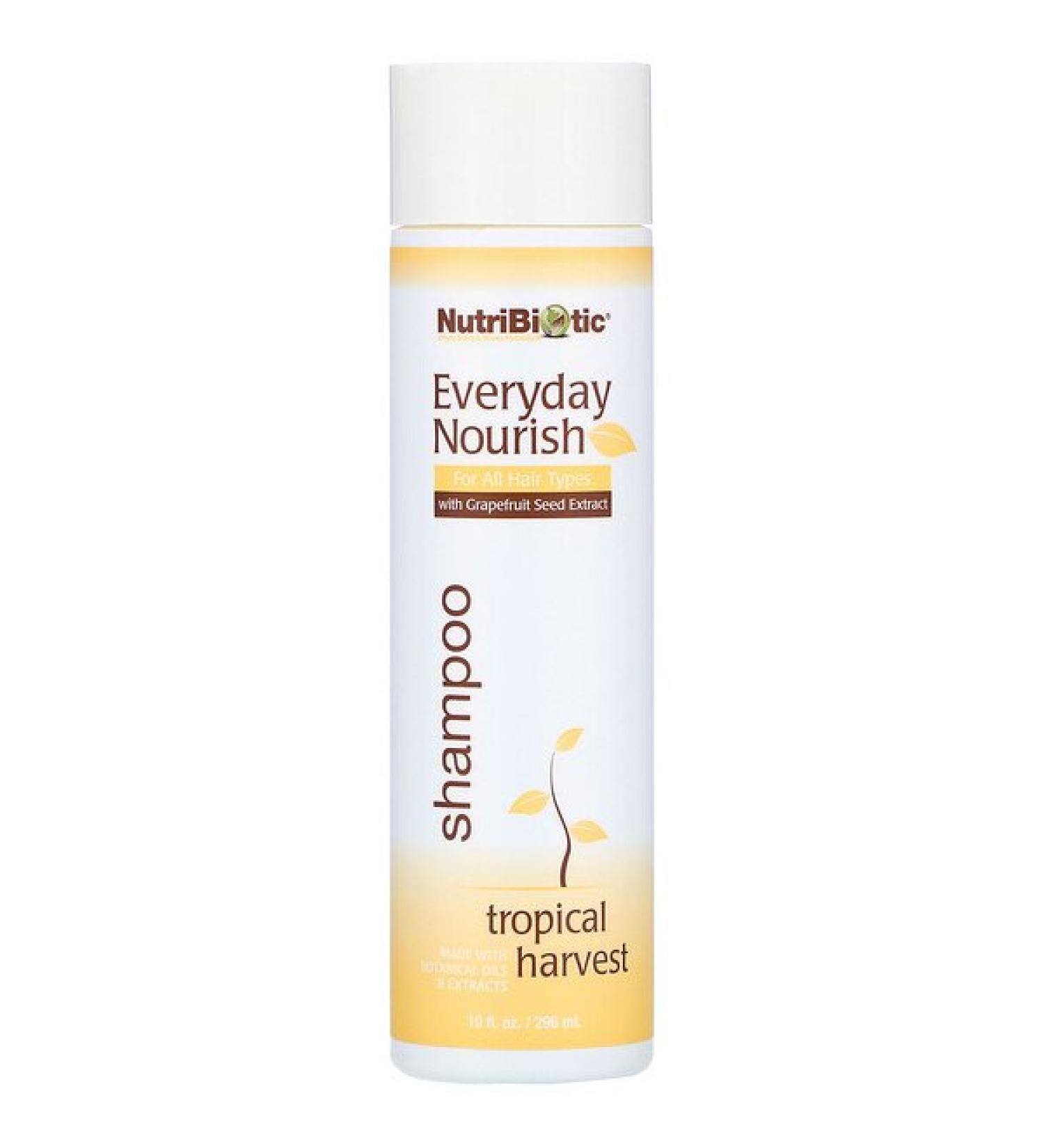NutriBiotic Everyday Nourish Shampoo Tropical Harvest 10 fl oz. (296 ml)