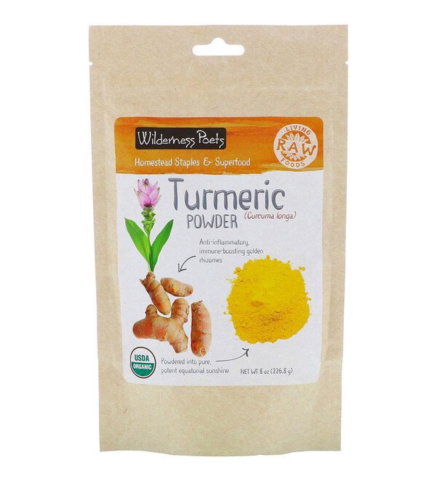 Wilderness Poets Turmeric Powder 8 oz (226.8 g)