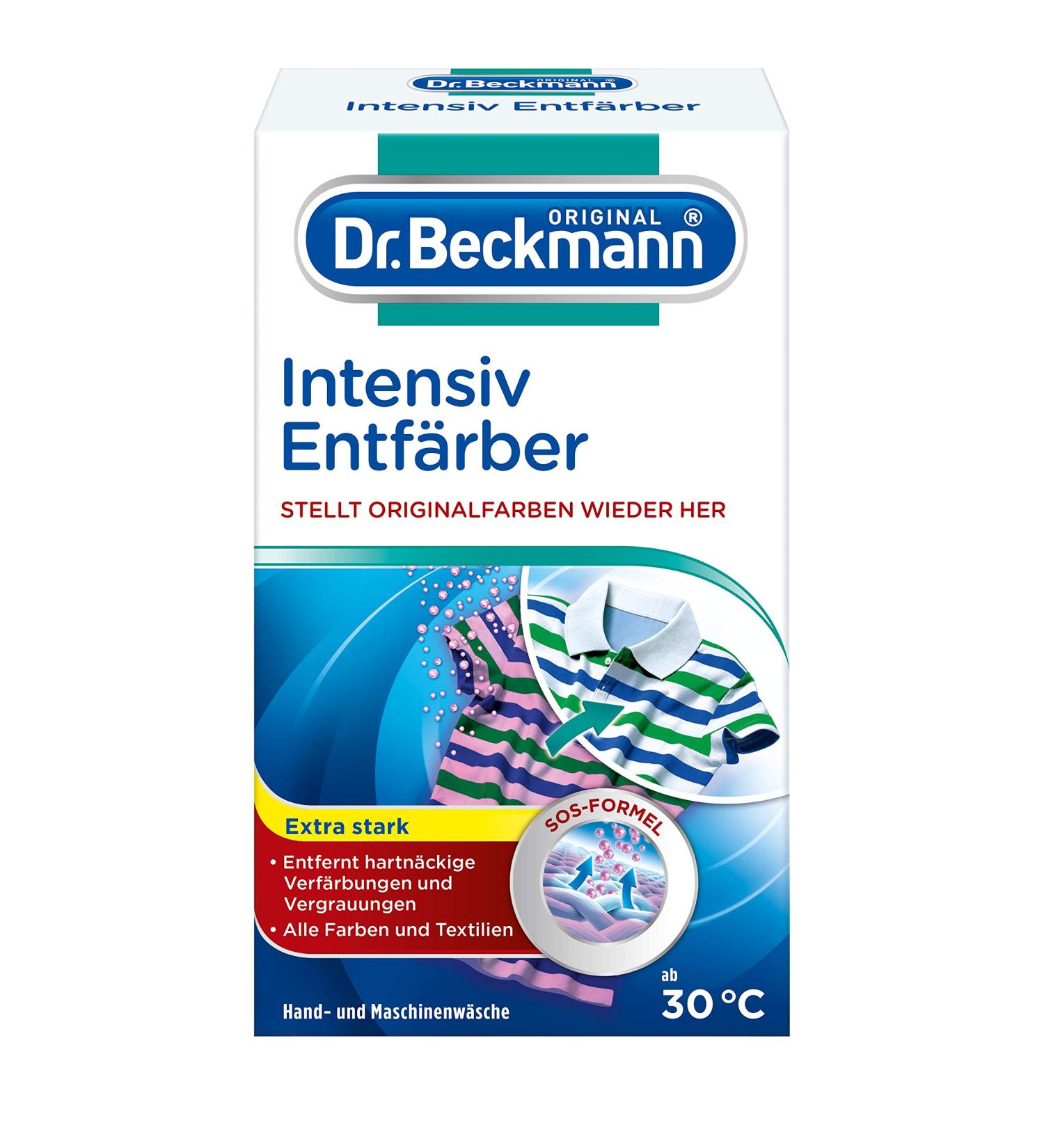 Dr. Beckmann Intensive Discolorant | Successfully Discolorate and Save Discoloured Textiles | Restores Original Colours | 200 g - Buy Online on SooperMarket.com