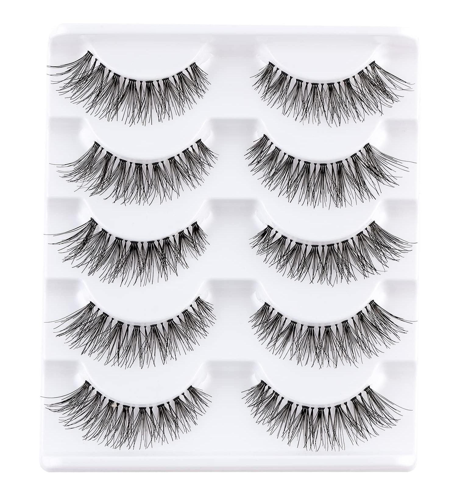 3D False Eyelashes - Handmade Natural Look Fluffy Strip Lashes Multipack (HS17-7) - Buy Online on SooperMarket.com