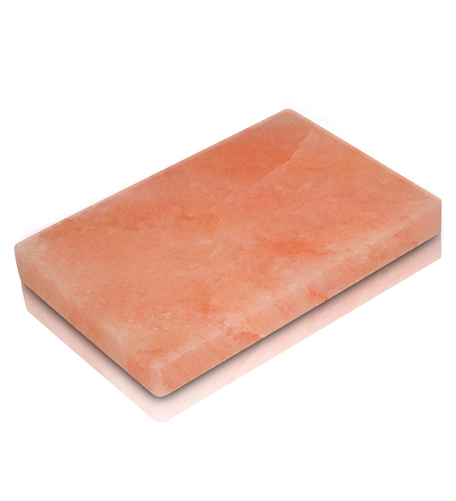 Himalayan Salt Block for Grilling - 12 x 8 x 1.5 - Cooking, Grilling, Cutting, and Serving - Buy Online on SooperMarket.com