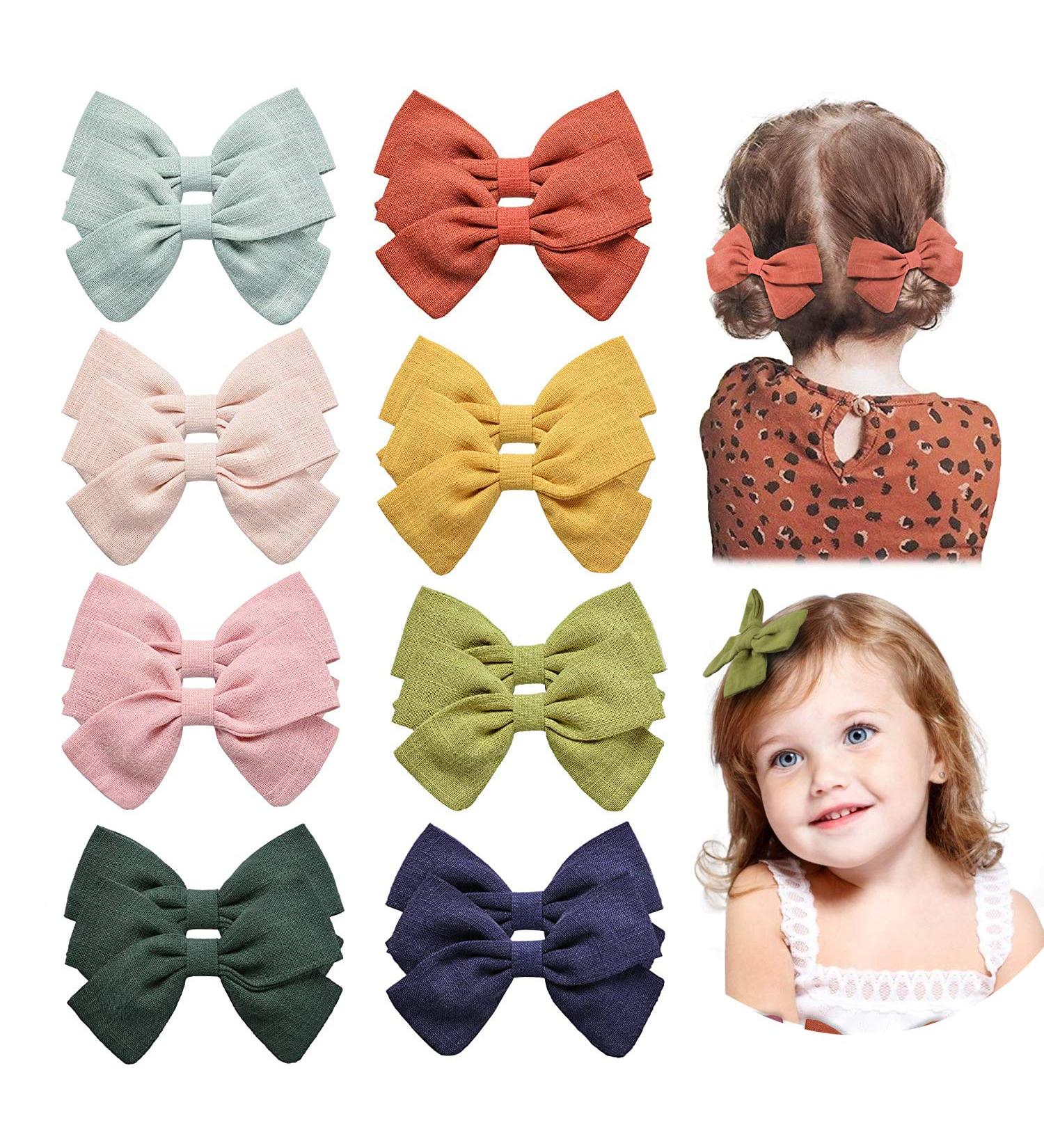 16 Pieces Baby Girl Hair Loop Clips - Crocodile Clamp Hair Jewelry for Toddlers & Teens - Buy Online on SooperMarket.com