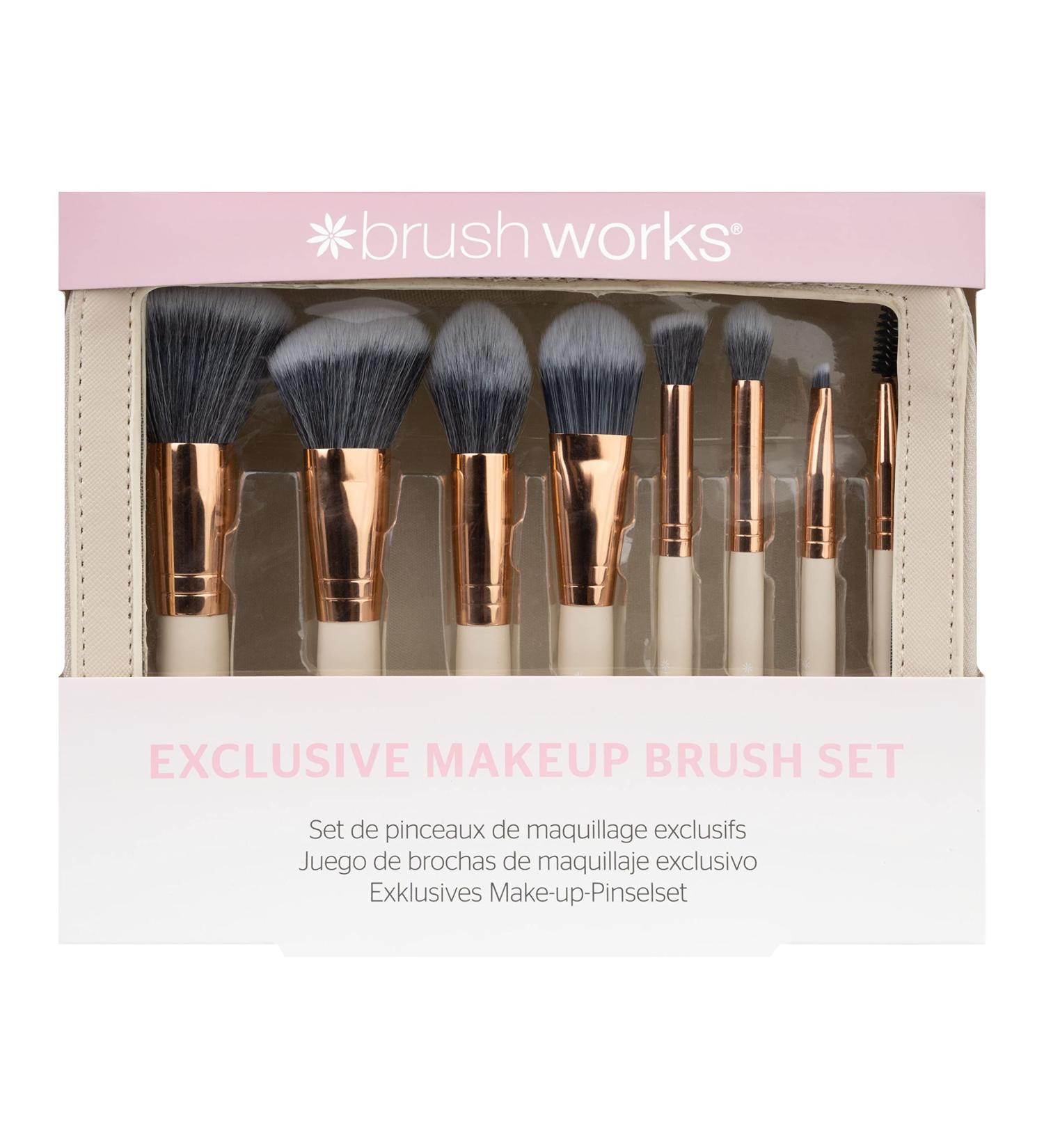 Brushworks Exclusive Makeup Brush Set in Nude - Buy Online on SooperMarket.com