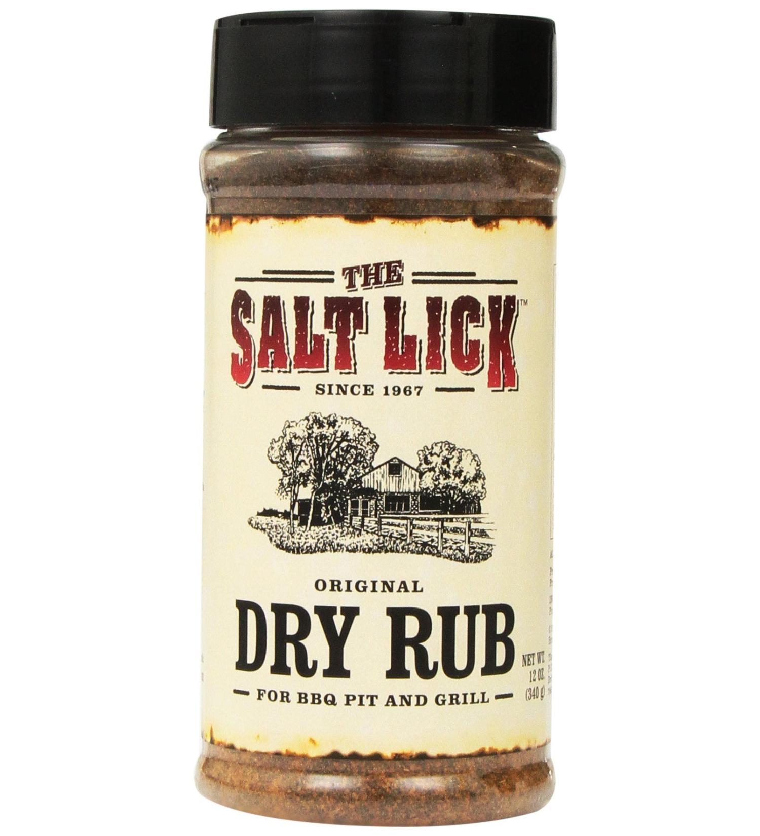 Salt Lick Original Dry Rub Seasoning 12 oz - BBQ Pit & Grill Seasoning (Pack of 1) - Buy Online on SooperMarket.com