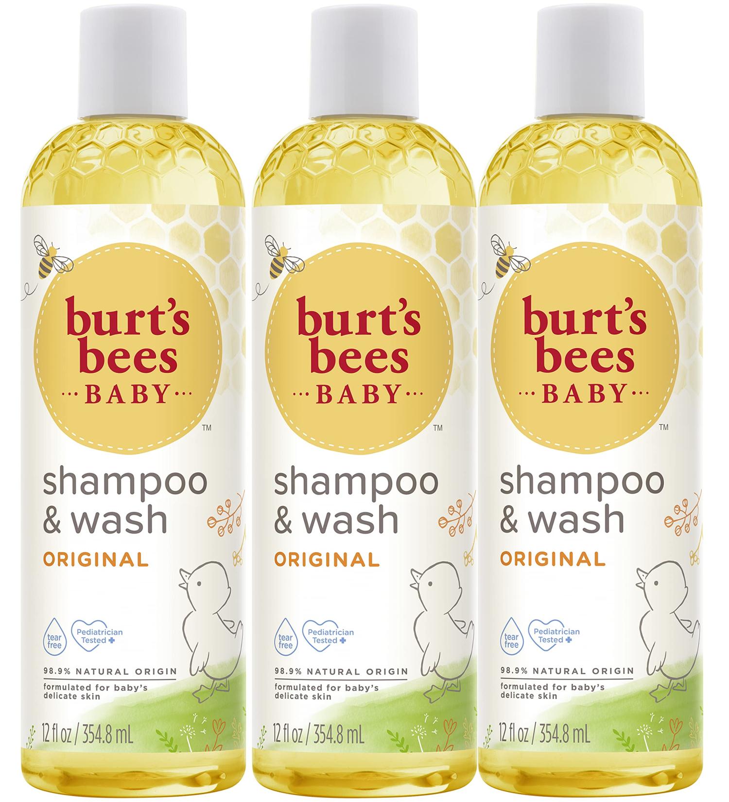 Burt's Bees Baby Shampoo & Wash 12 Ounce (Pack of 3) - Tear-Free Soap, Natural Care - Buy Online on SooperMarket.com
